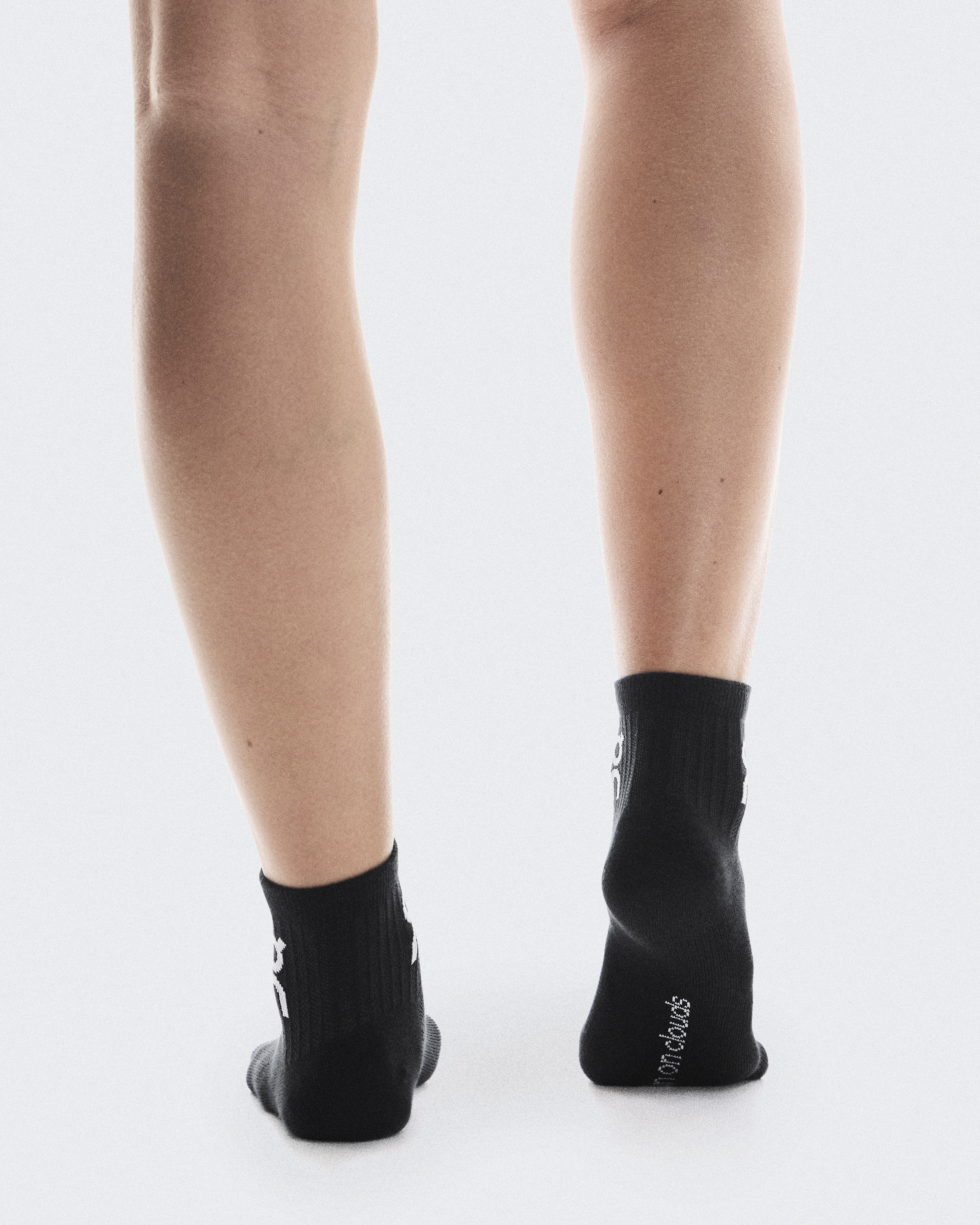 Logo Sock Mid 3P - Black
