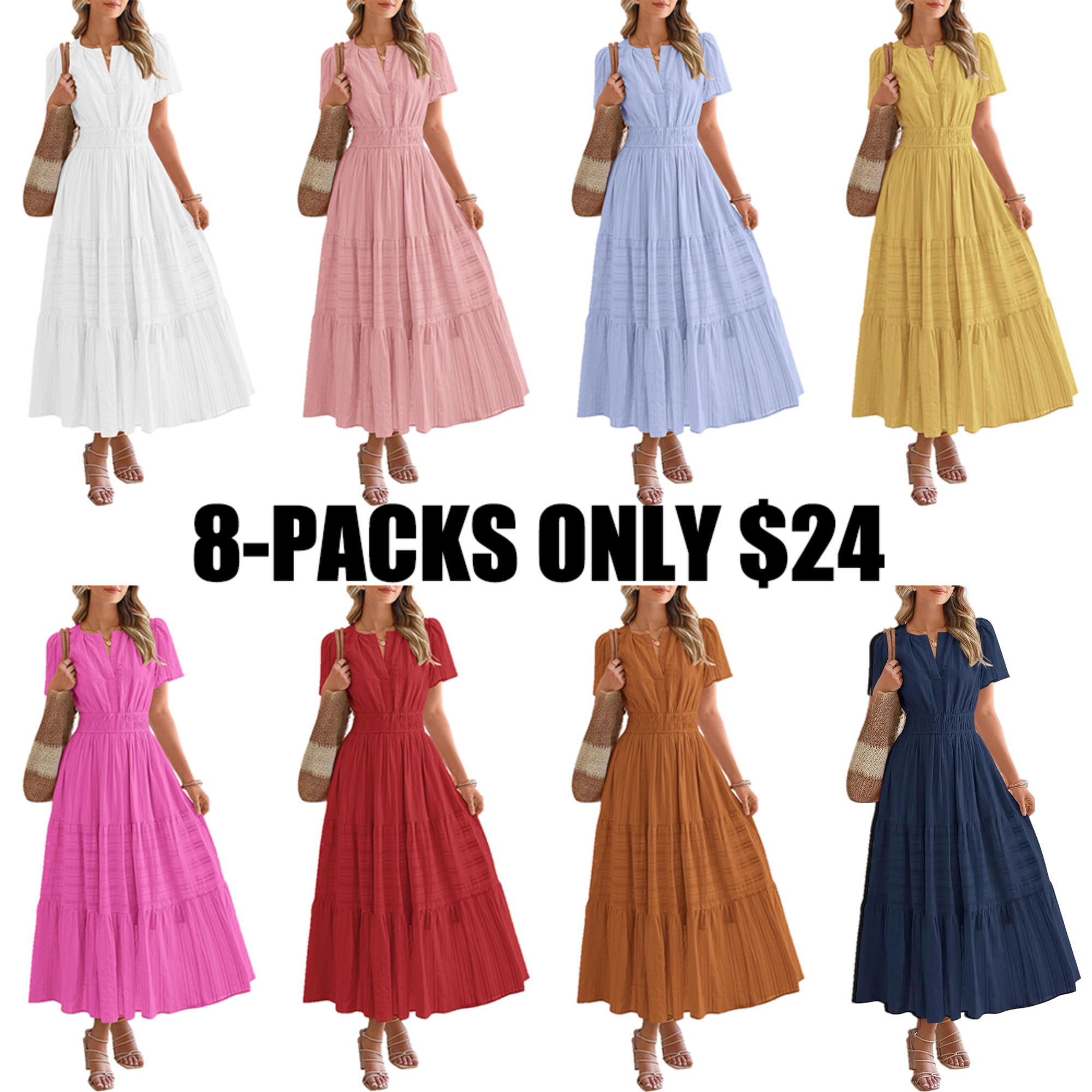 🔥Women's Casual  Maxi Dresses Lightweight