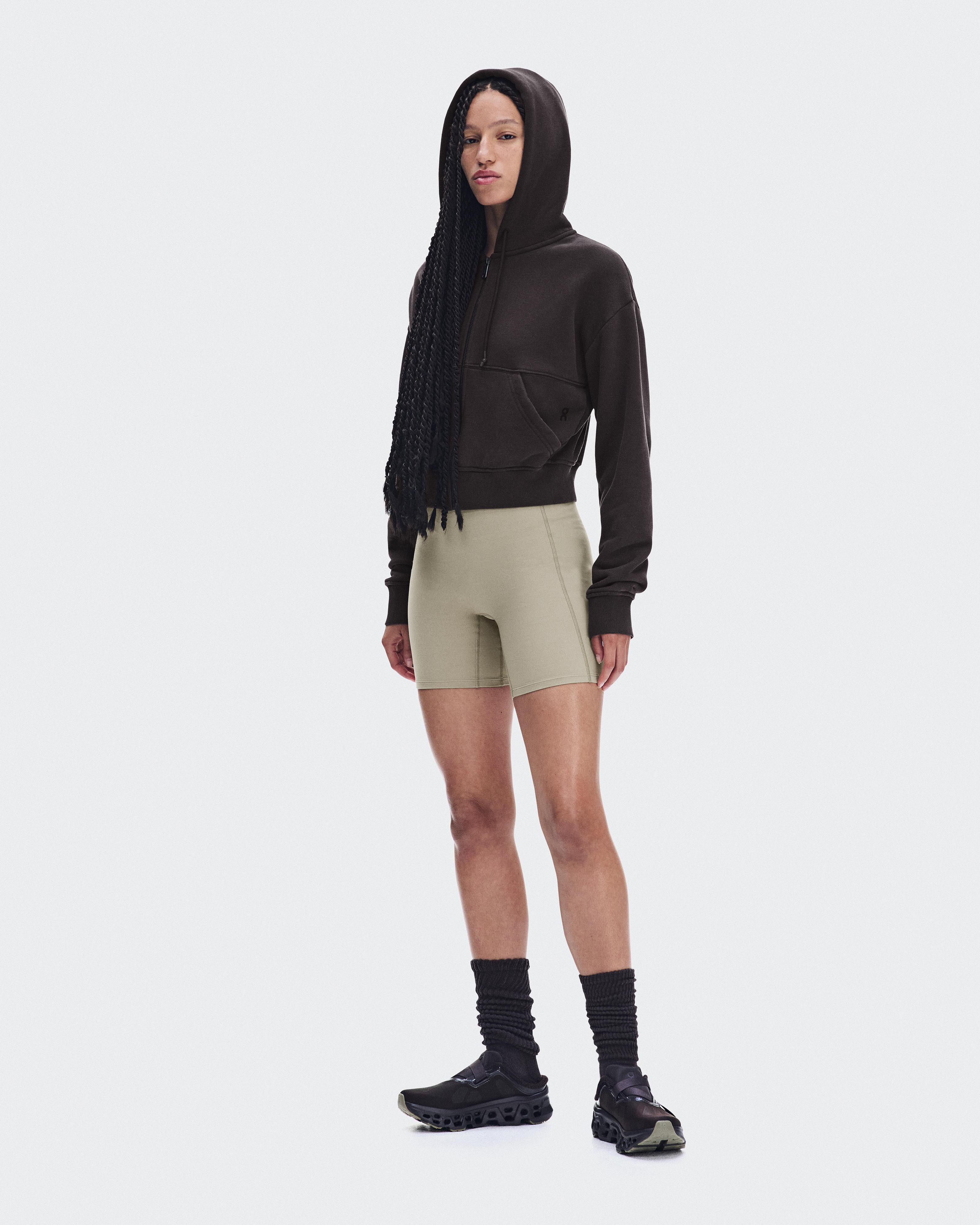Club Collective Full Zip Hoodie FKA - Espresso