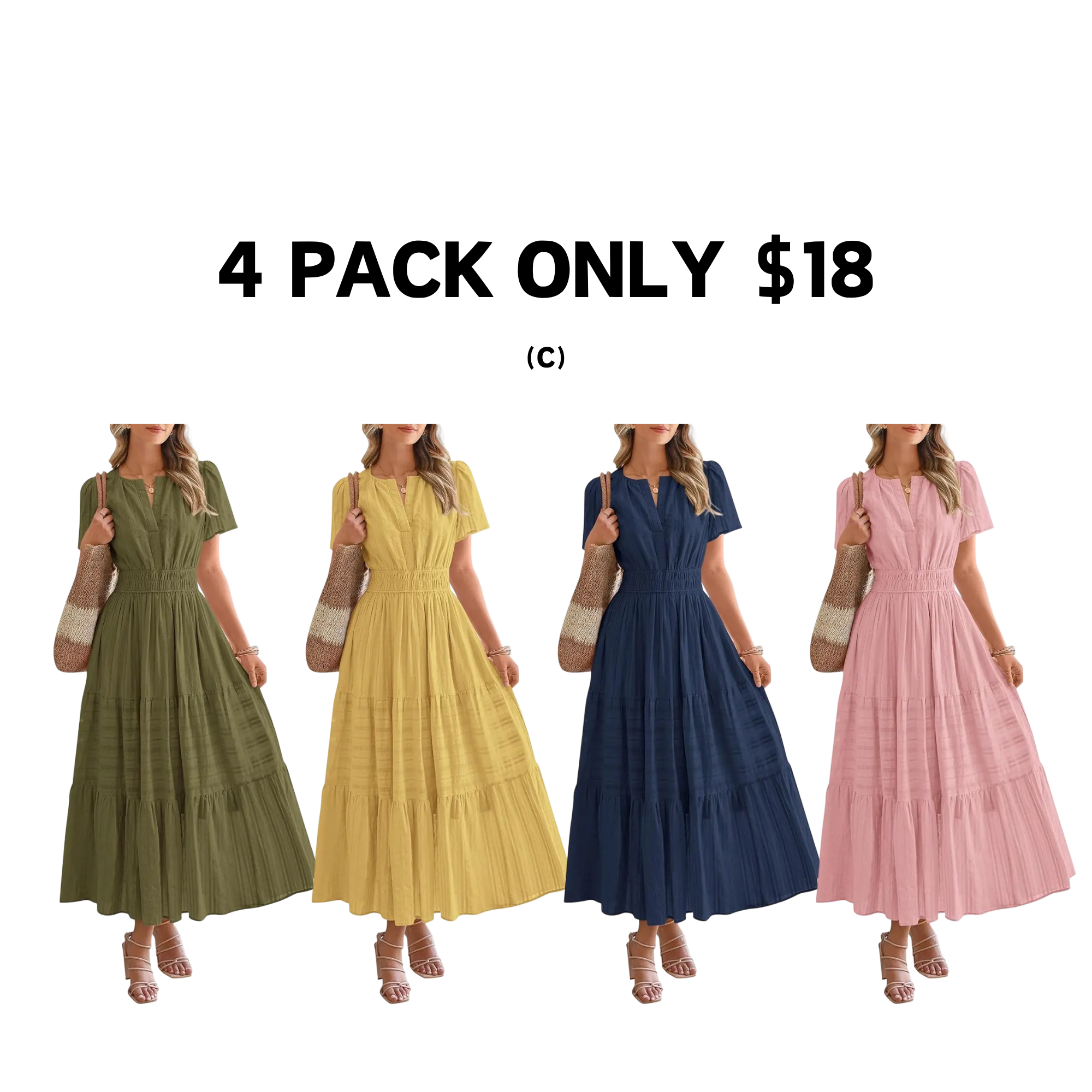 🔥Women's Casual  Maxi Dresses Lightweight