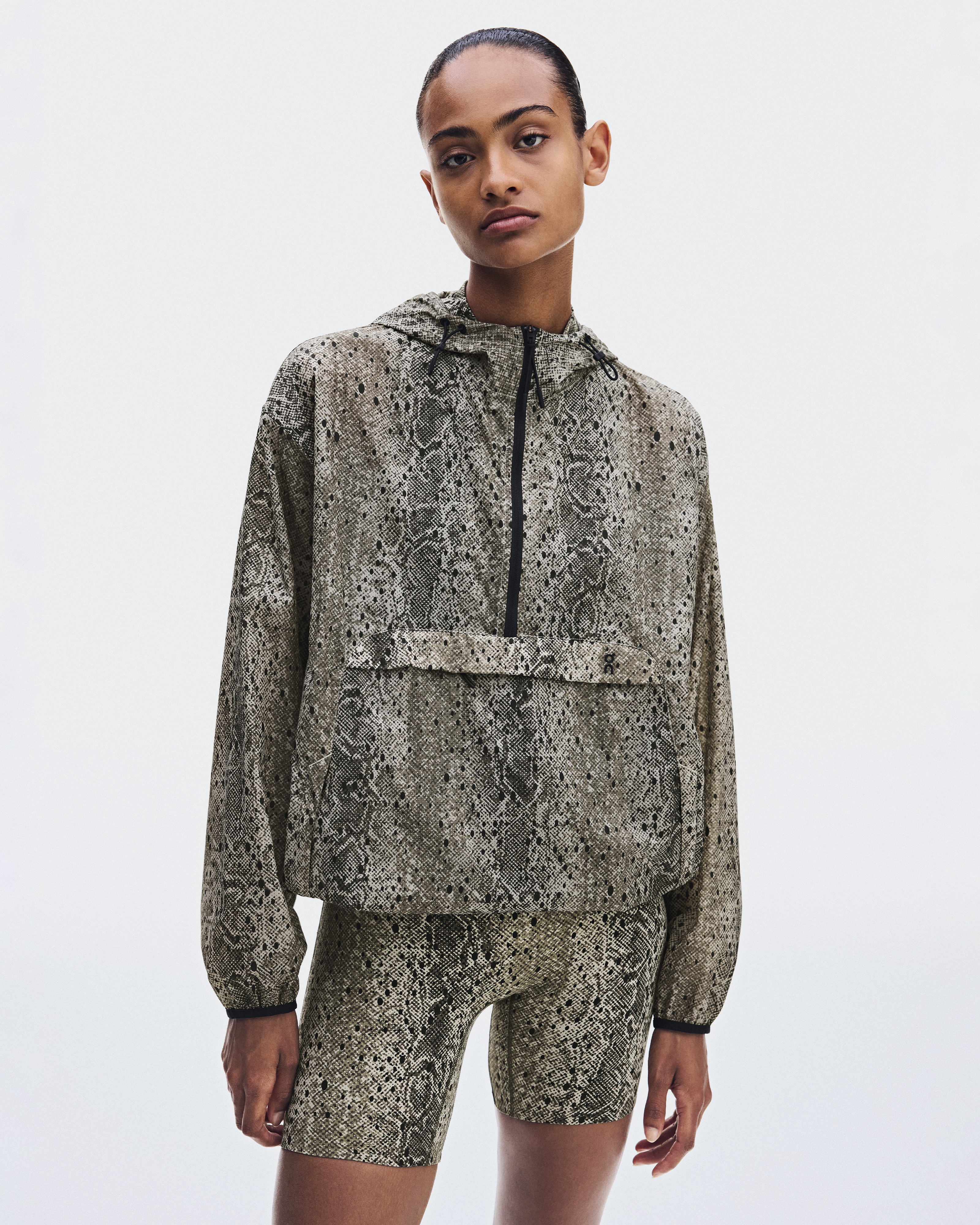 Half-Zip Anorak - Antler | Black