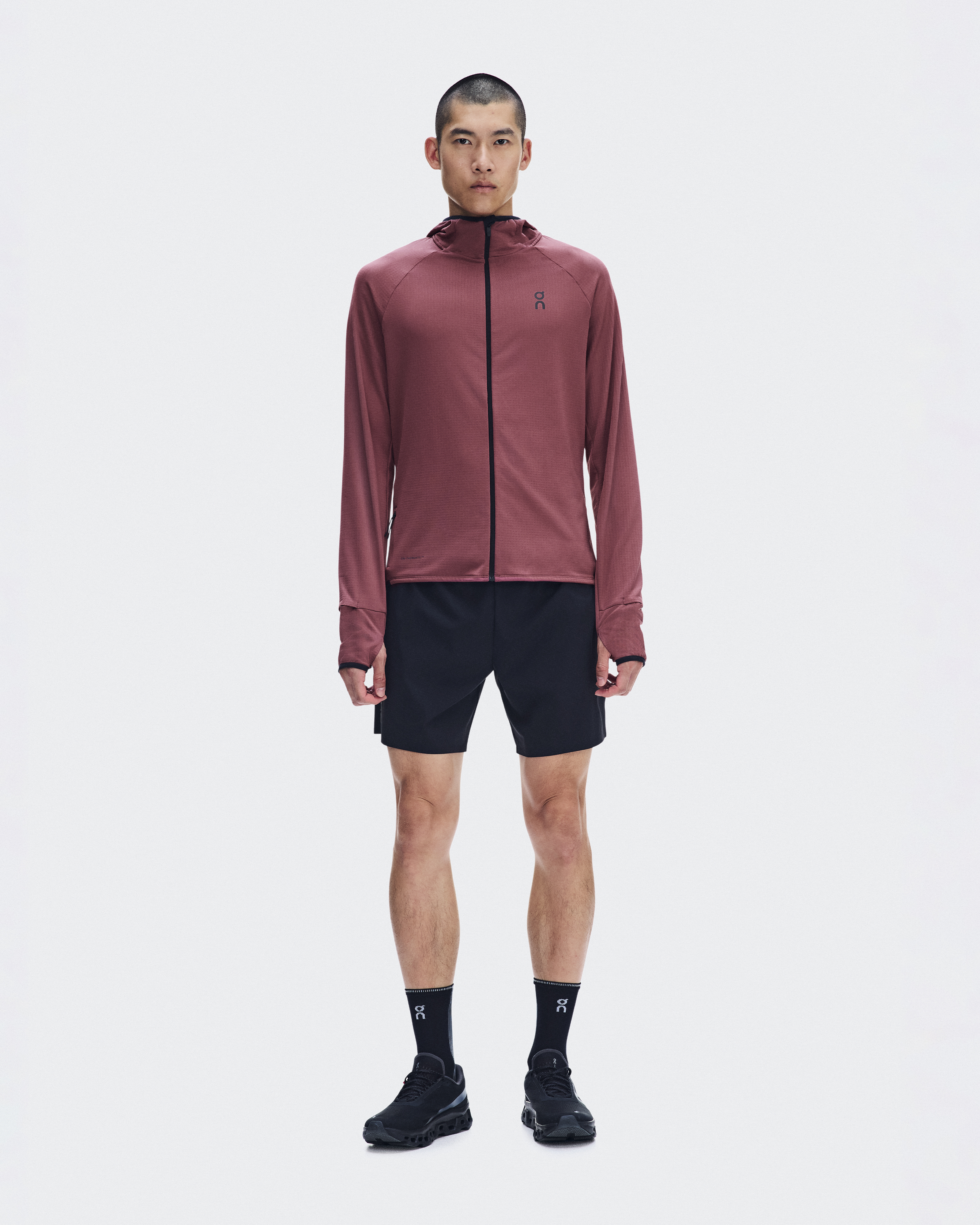 Climate Zip Hoodie - Barberry