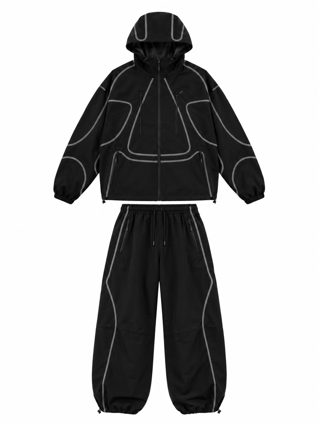 Water-Activated Leopard Waterproof Tracksuit