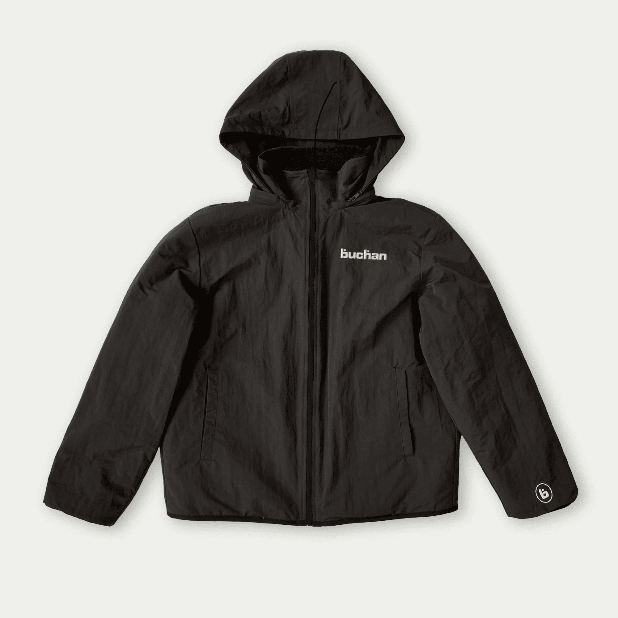 Reversible Fleece-Black/Brown