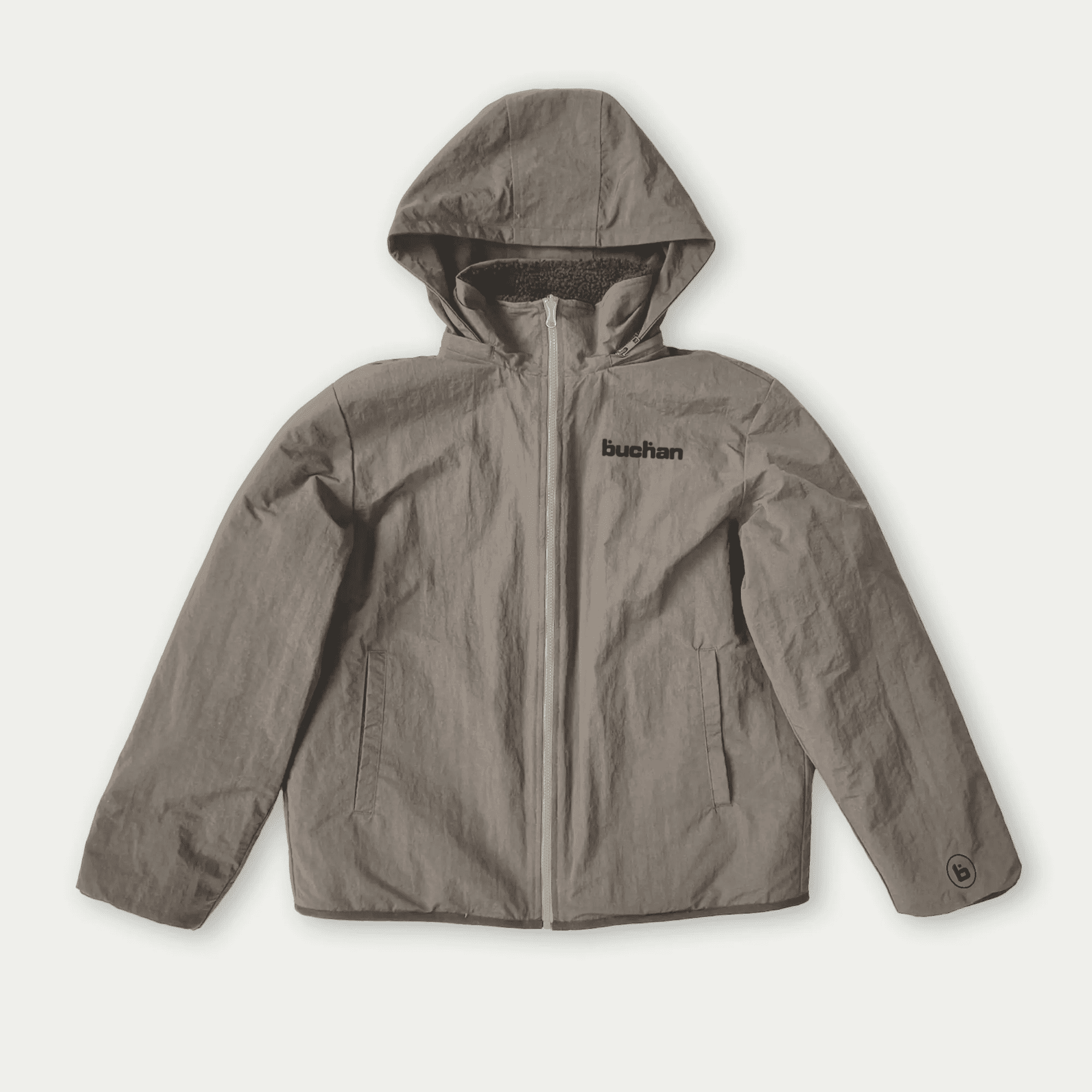 Reversible Fleece-Grey