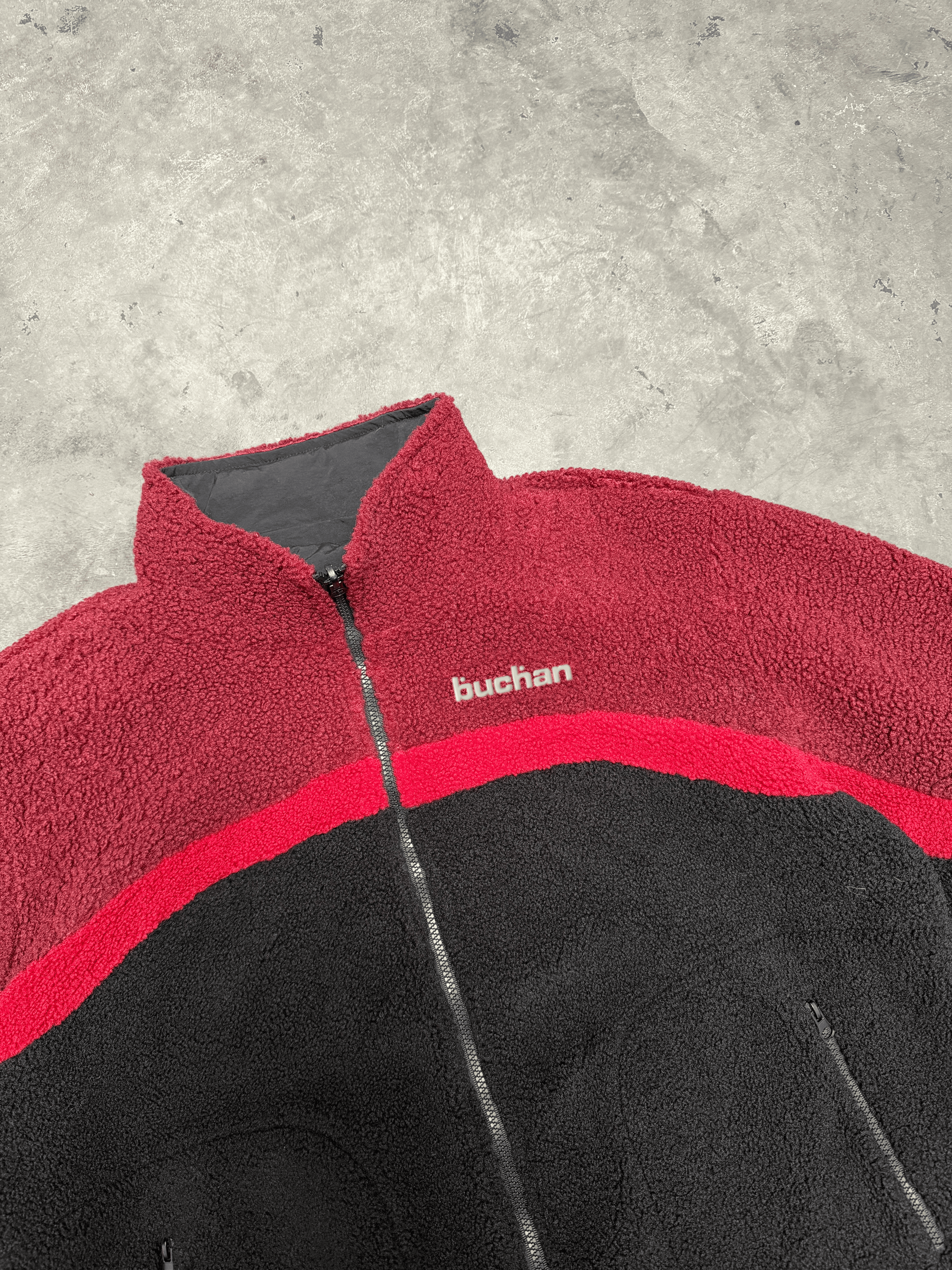 Reversible Fleece-Red