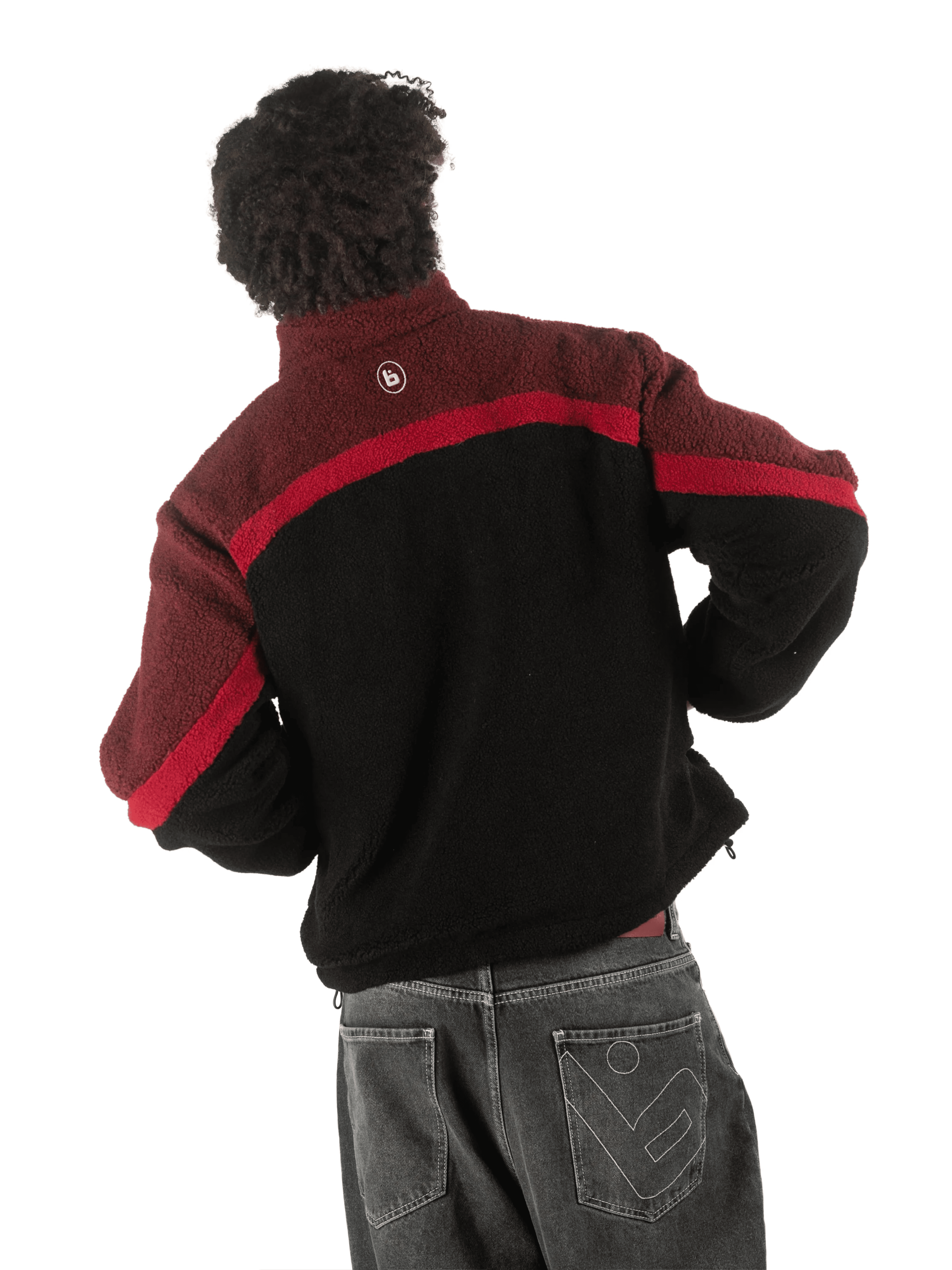 Reversible Fleece-Red