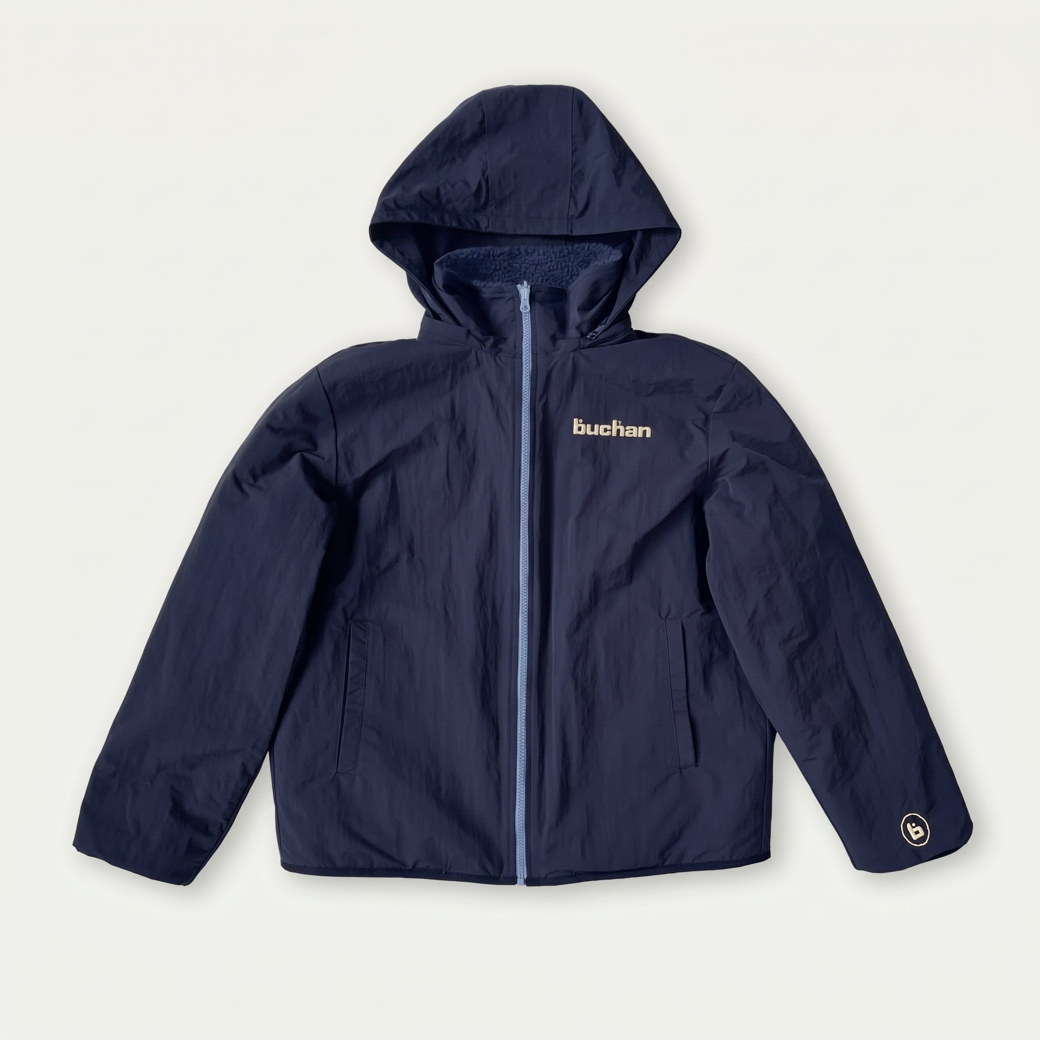 Reversible Fleece-Blue