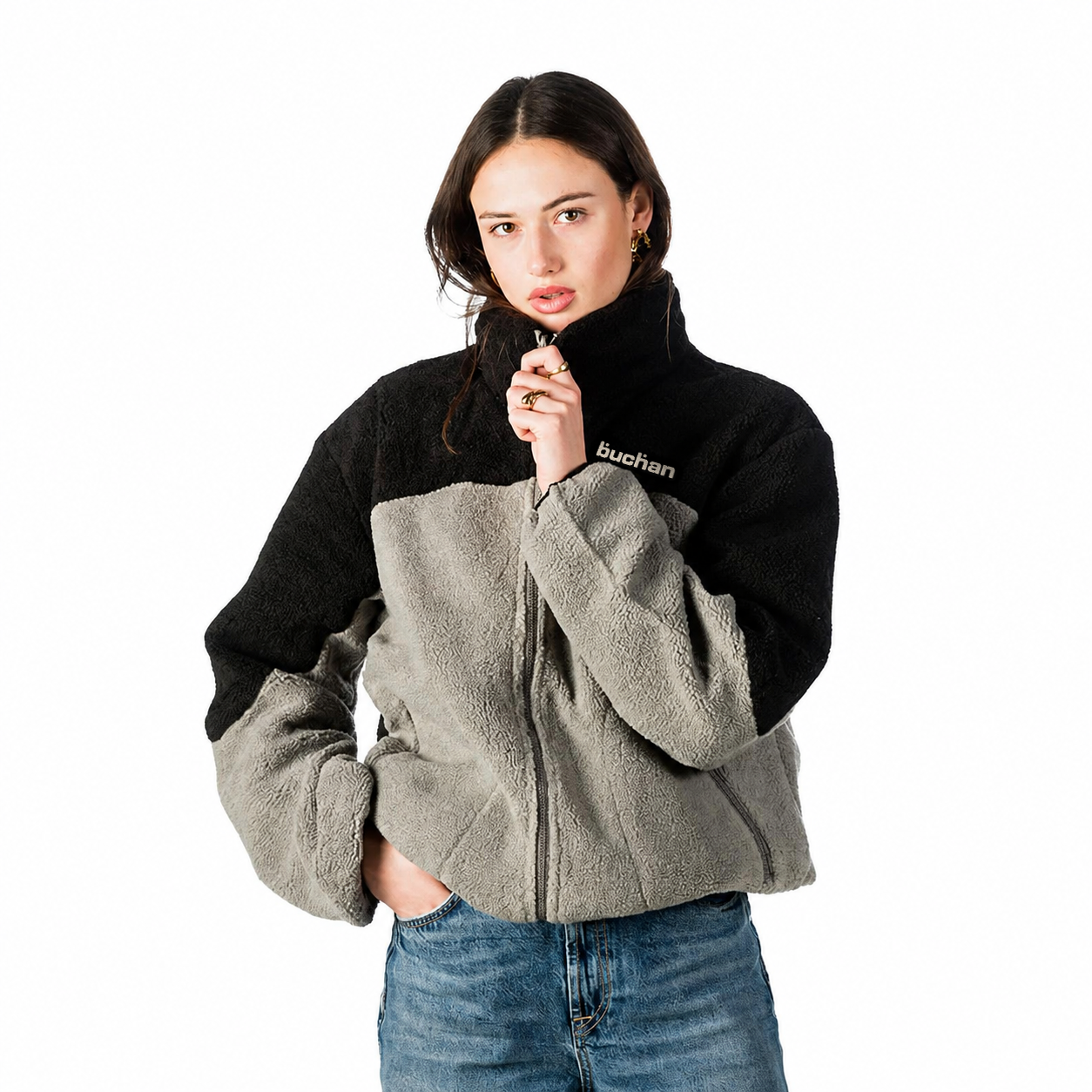 Reversible Fleece-Black