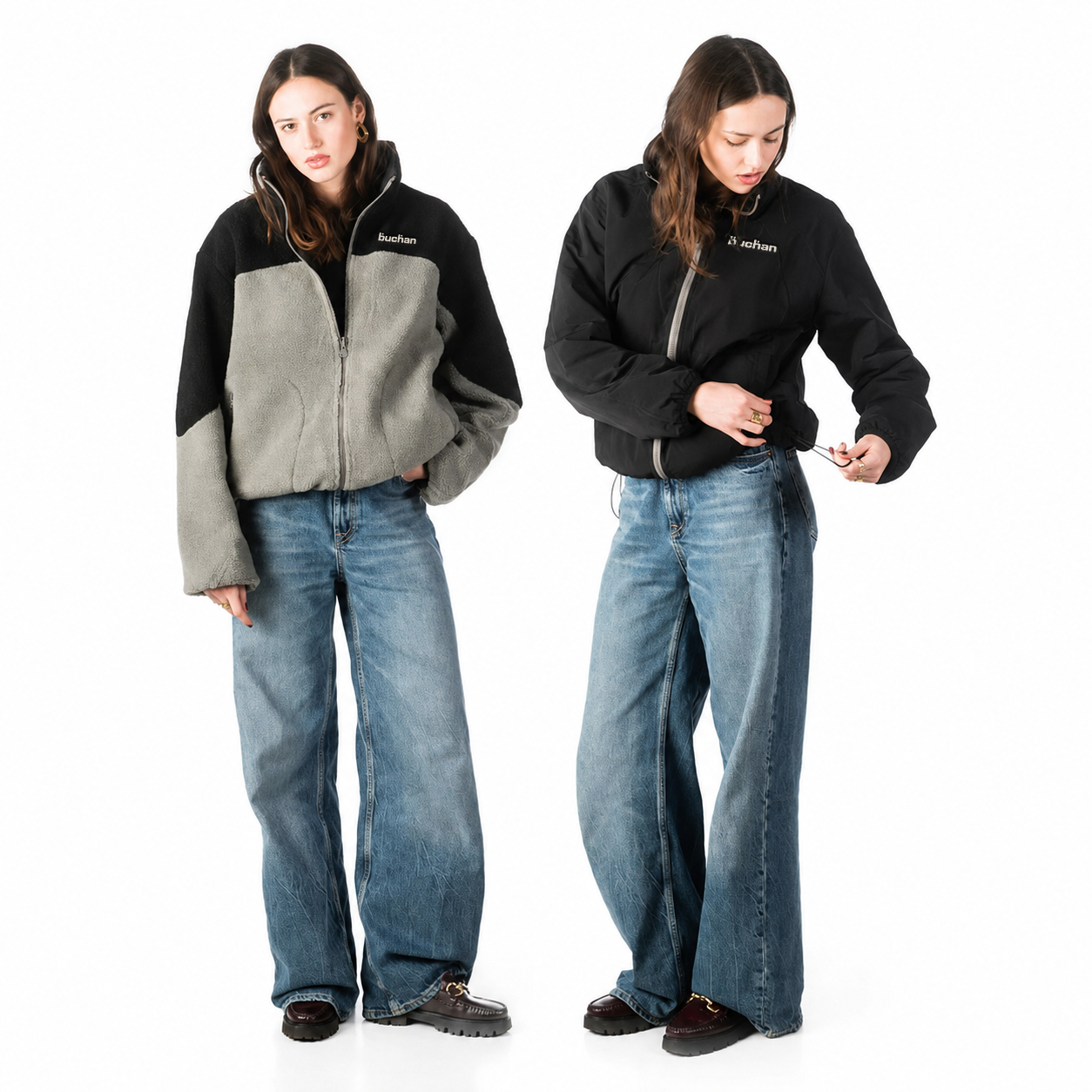 Reversible Fleece-Black