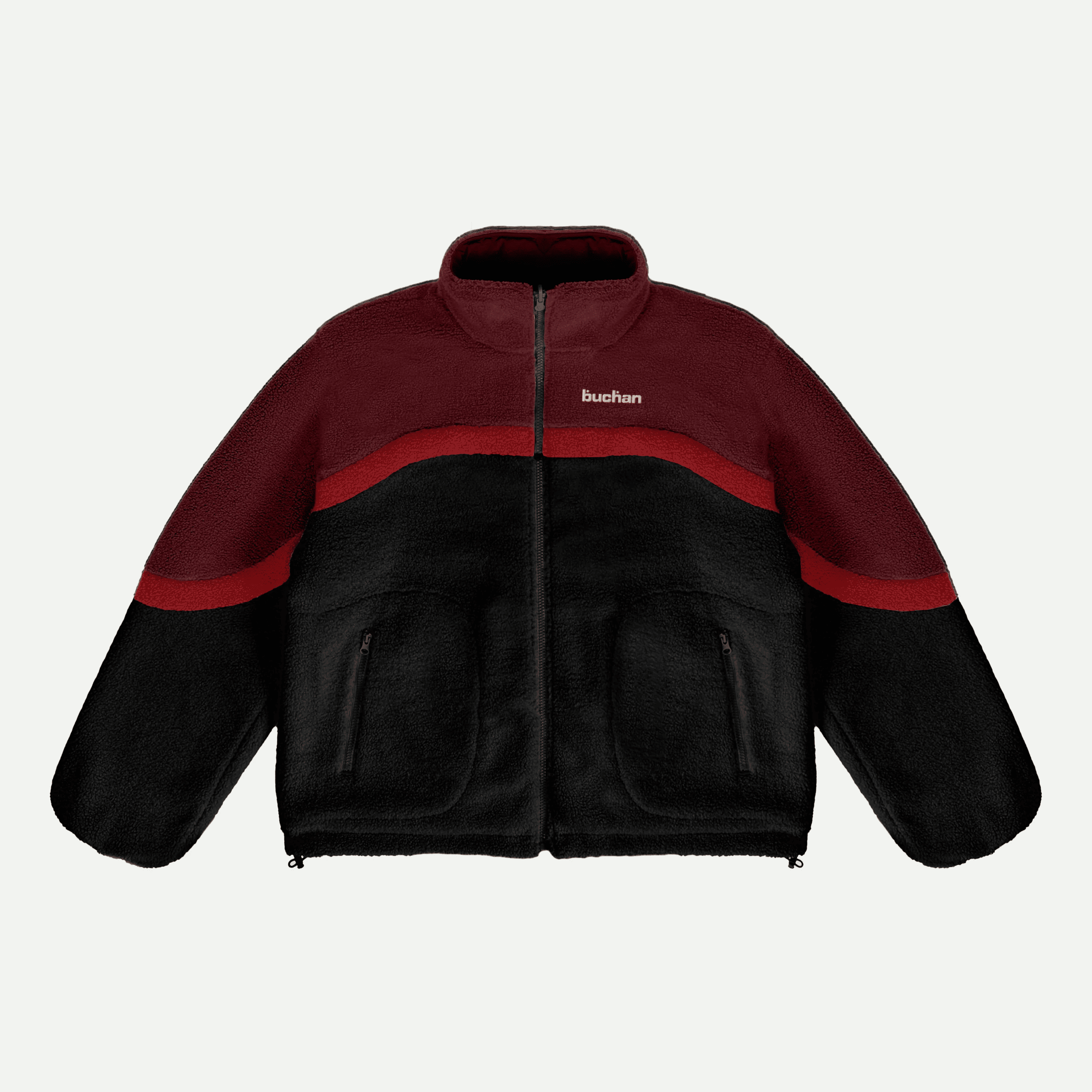 Reversible Fleece-Red