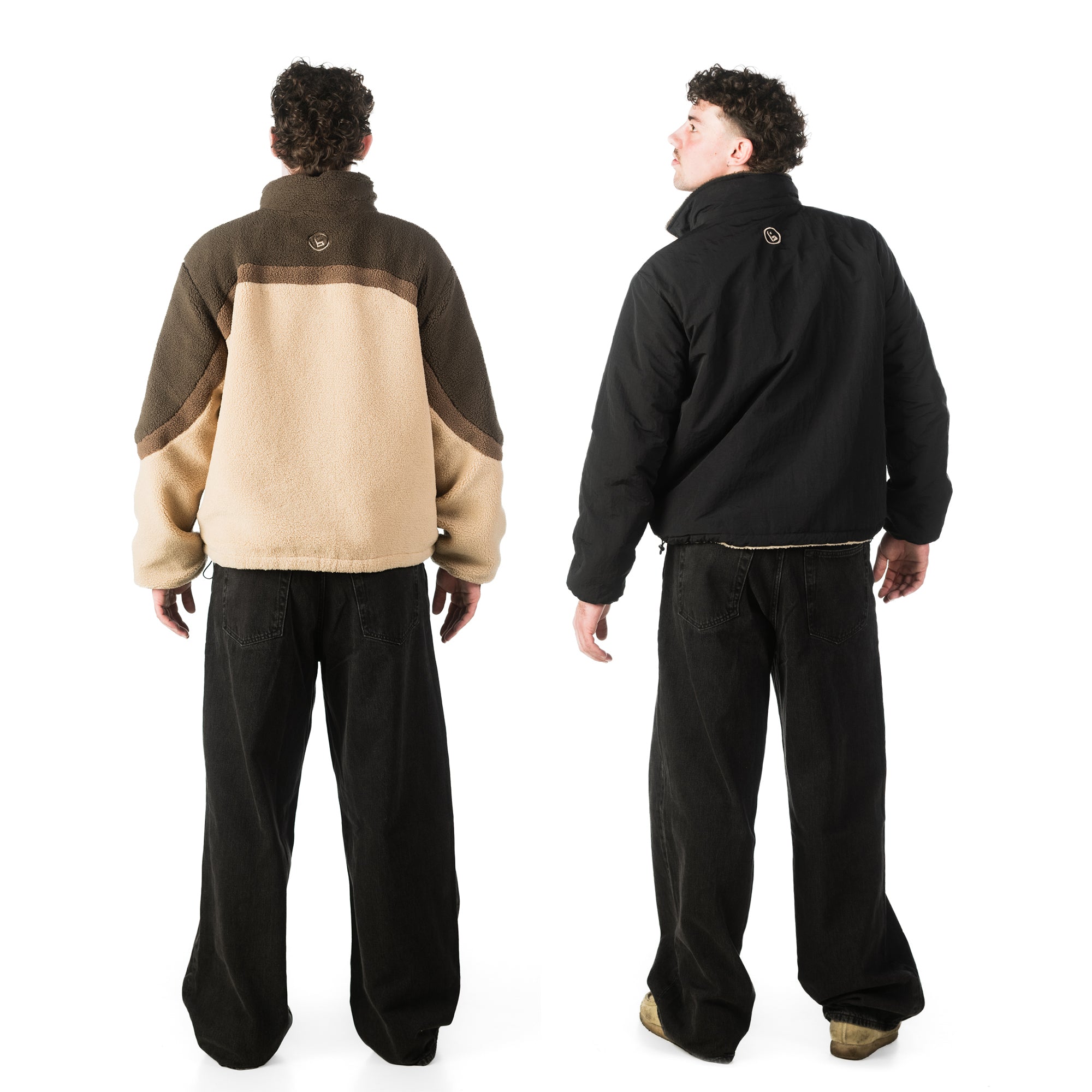 Reversible Fleece-Brown