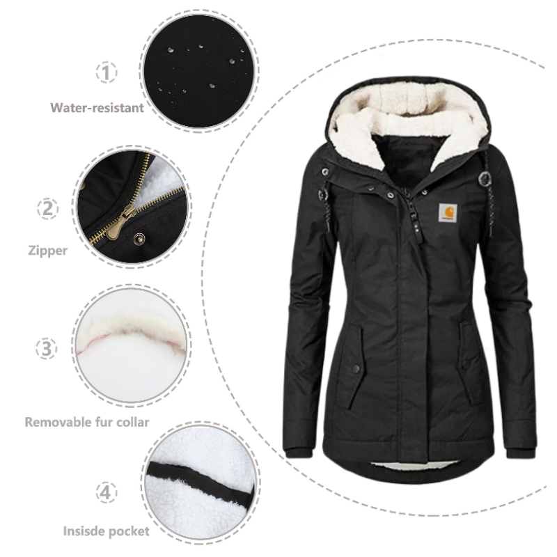 Carhartt Women's Waterproof Windproof Hooded Fleece Lining Jacket🔥Early Christmas Sale-Only $58.99🔥