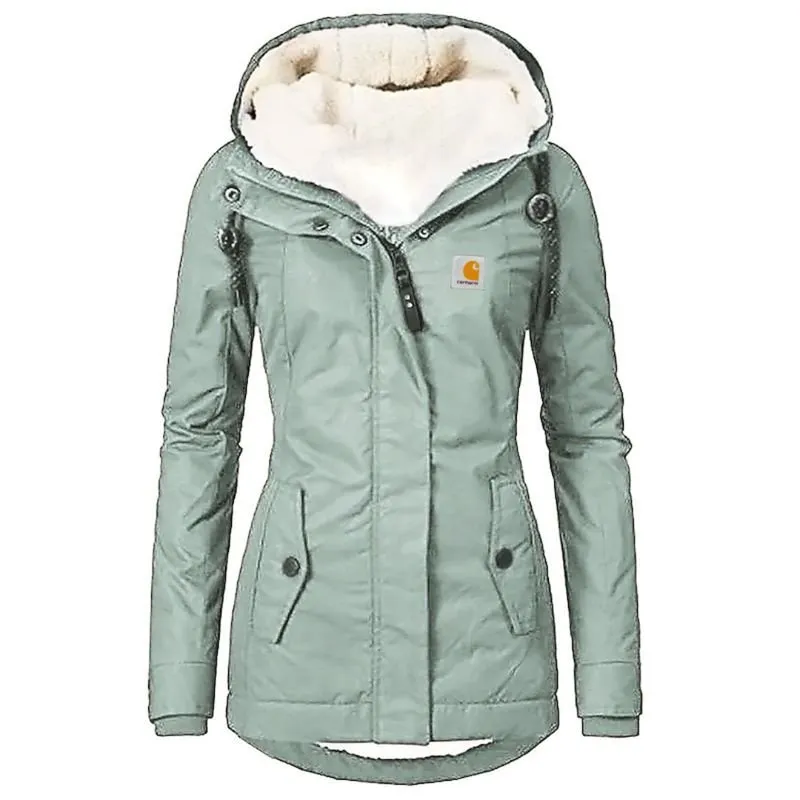 Carhartt Women's Waterproof Windproof Hooded Fleece Lining Jacket