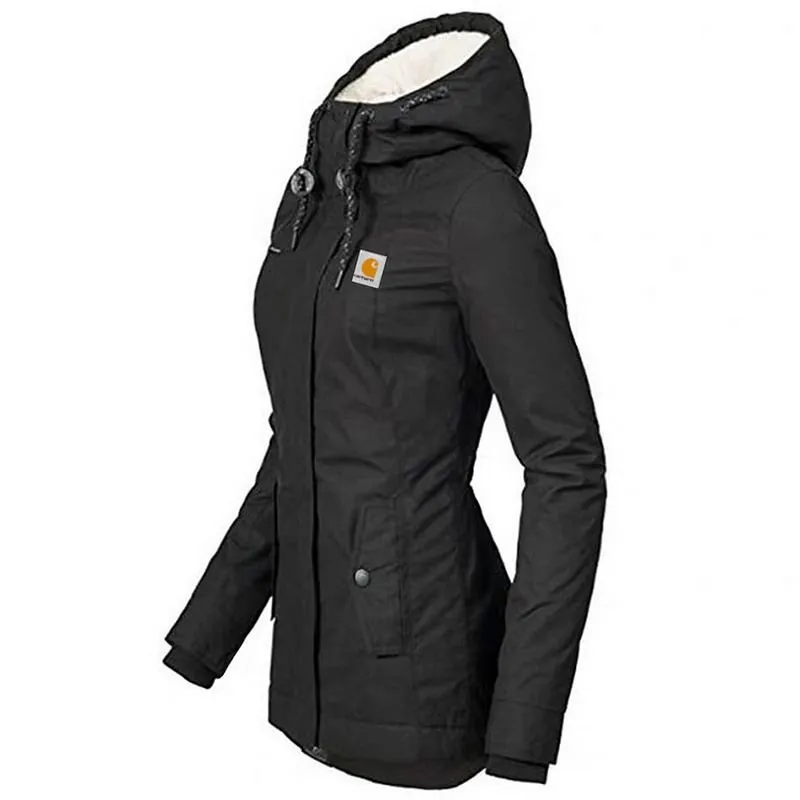 Carhartt Women's Waterproof Windproof Hooded Fleece Lining Jacket