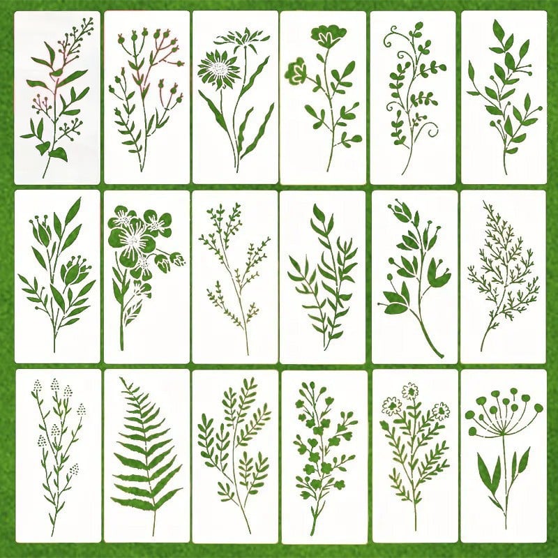Garden Fence Large Flower Stencils-DIY decoration