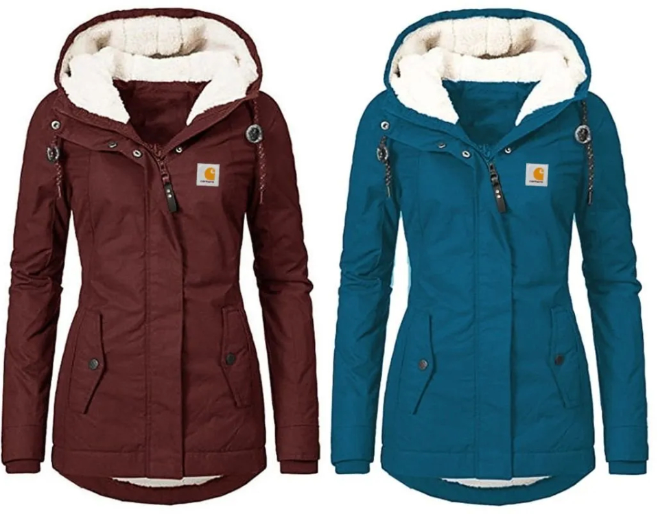 Carhartt Women's Waterproof Windproof Hooded Fleece Lining Jacket