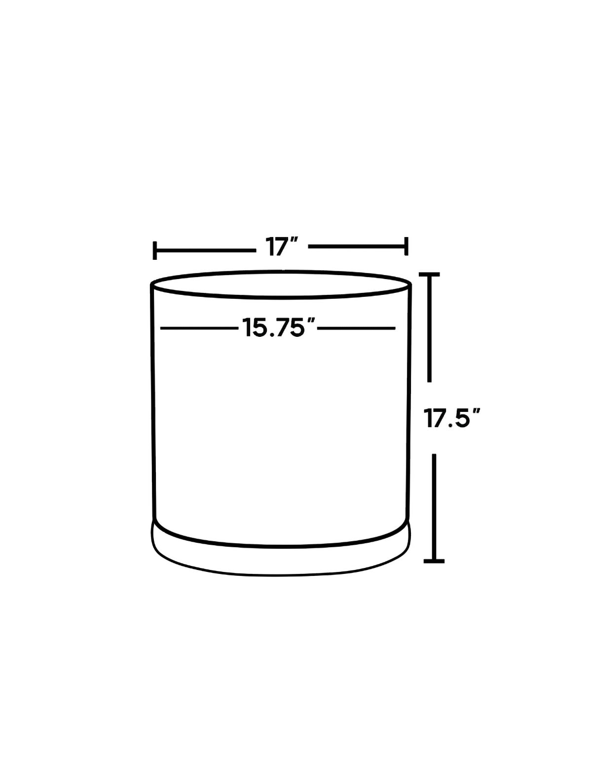 Minimalist Indoor Planter with Saucer
