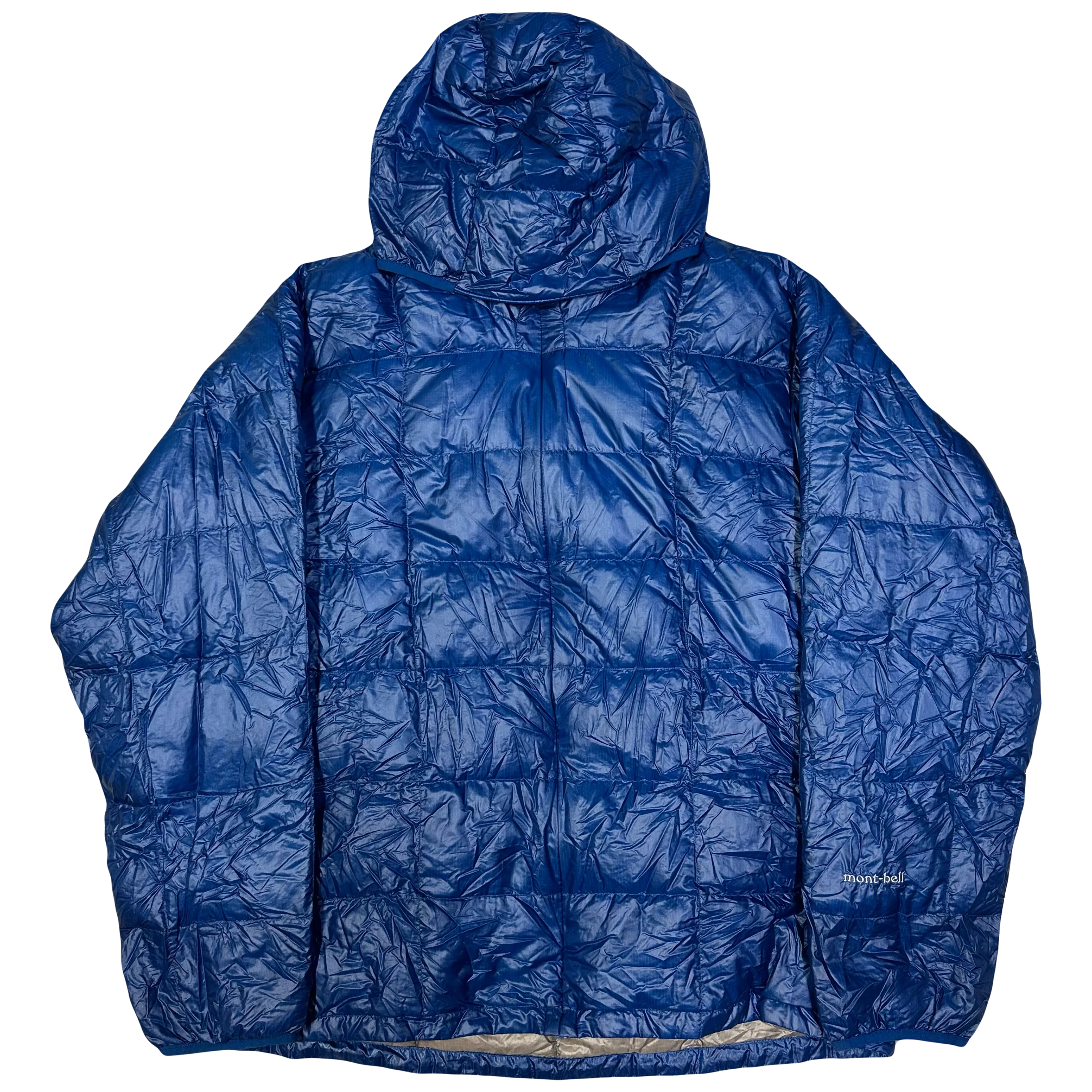 Square Stitch Down Puffer Jacket In Blue - product image