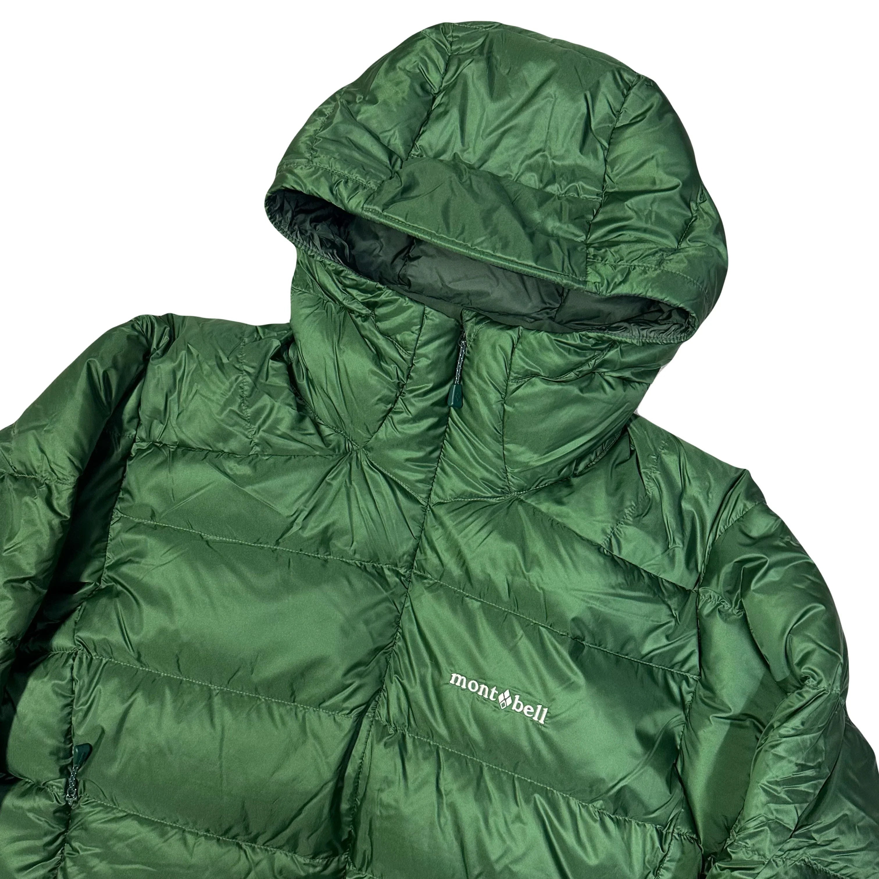 Light Alpine Down Puffer Jacket In Green - product image
