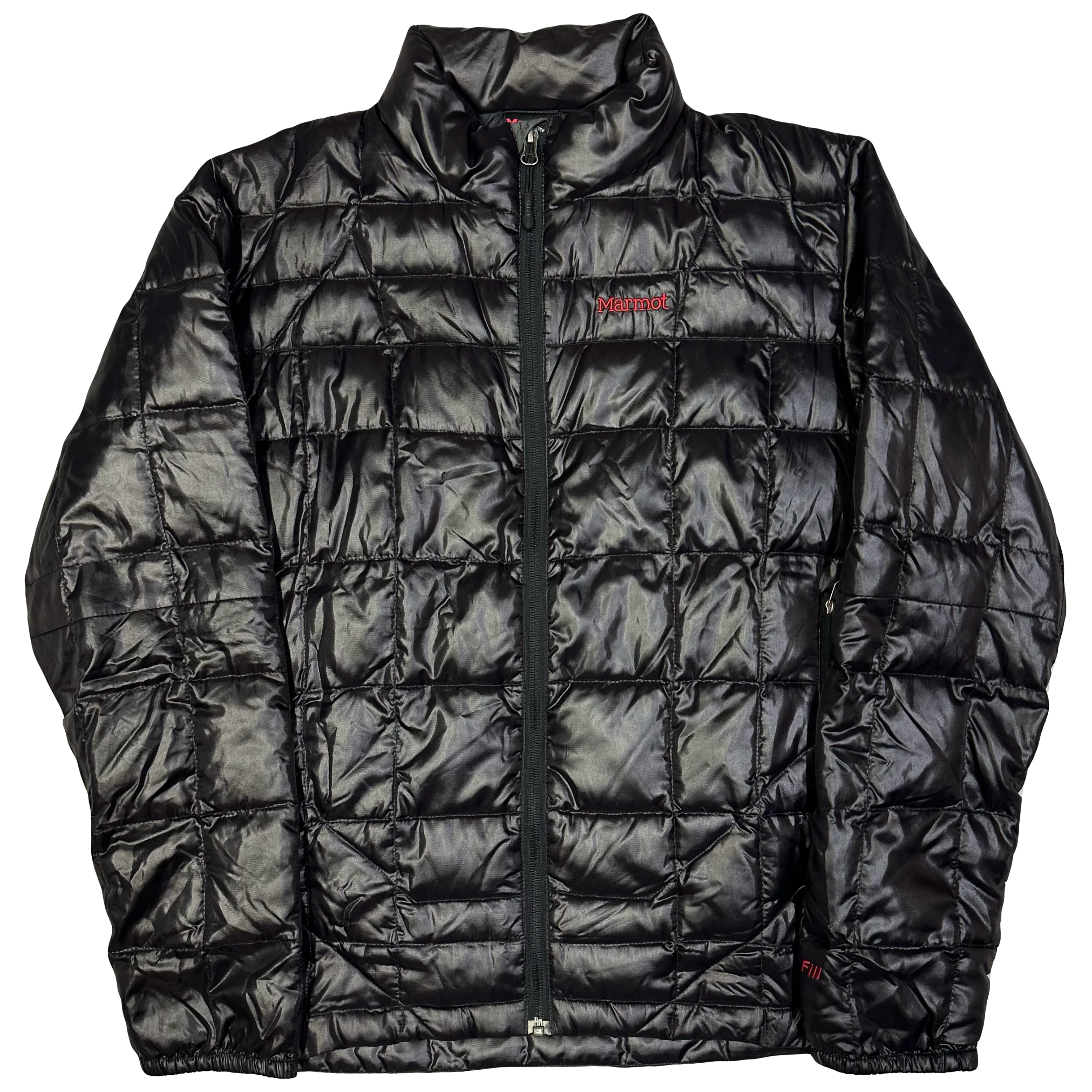 Square Stitch Down Puffer Jacket In Black - product image