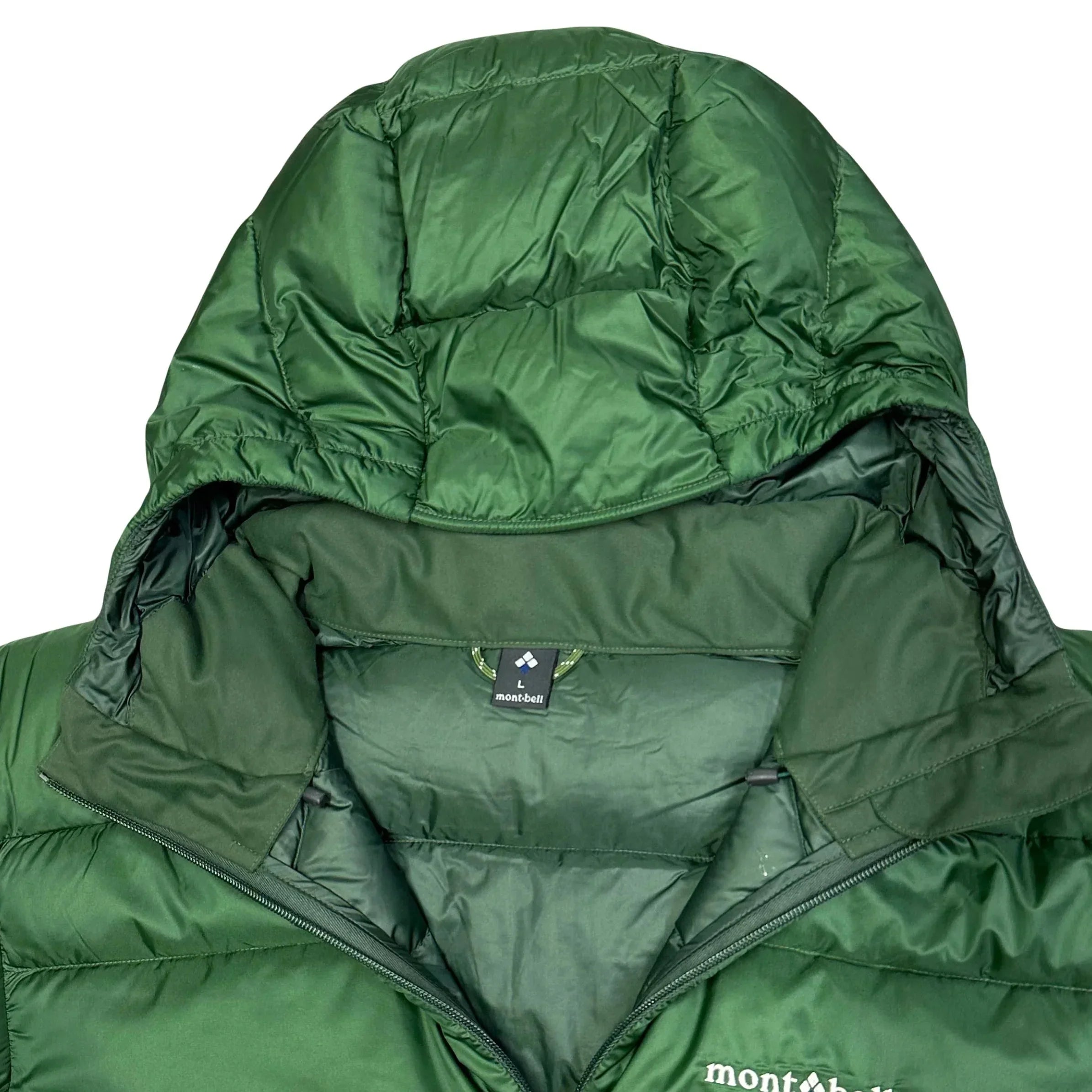 Light Alpine Down Puffer Jacket In Green - product image
