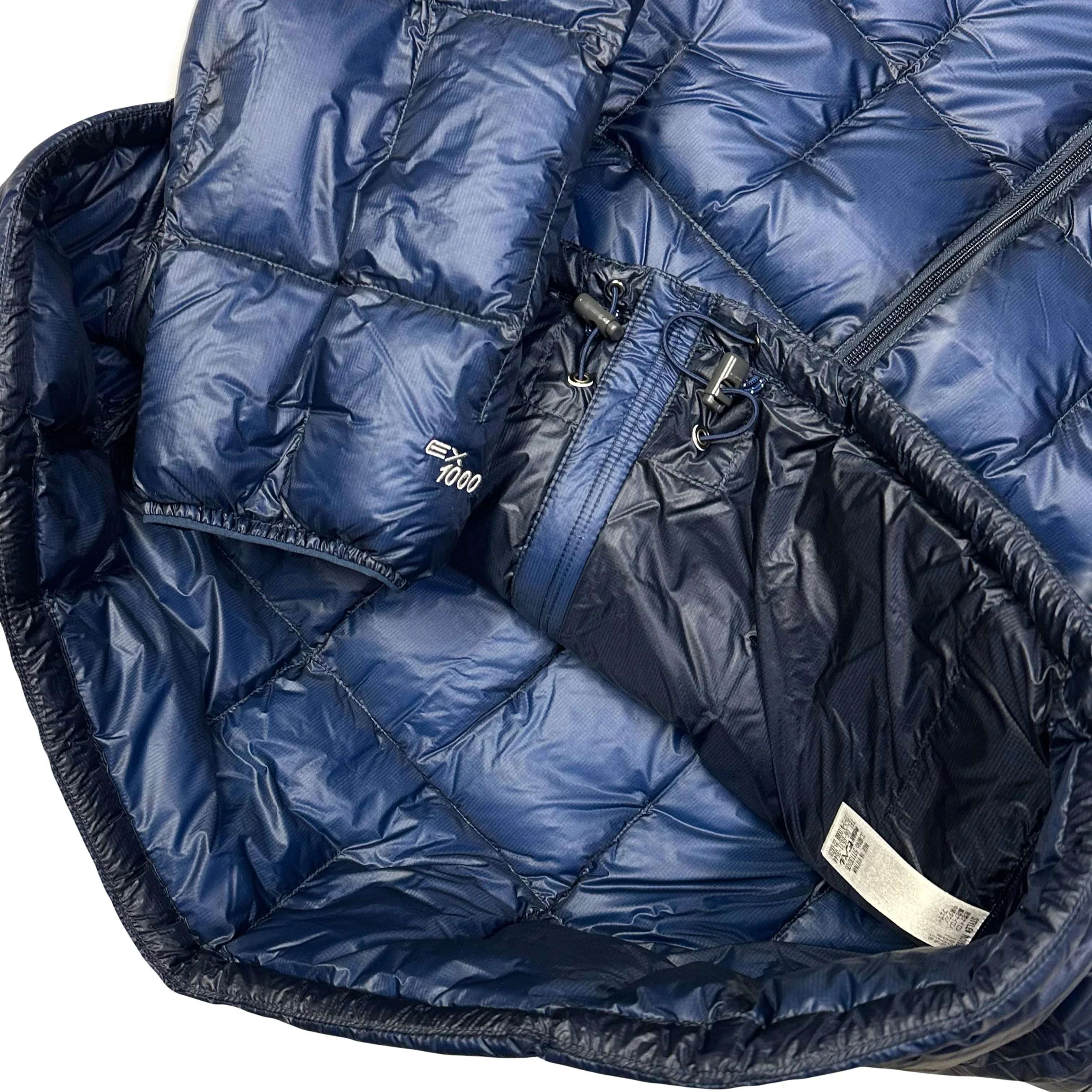 Plasma 1000 Alpine Down Parka Puffer Jacket In Navy Blue - product image