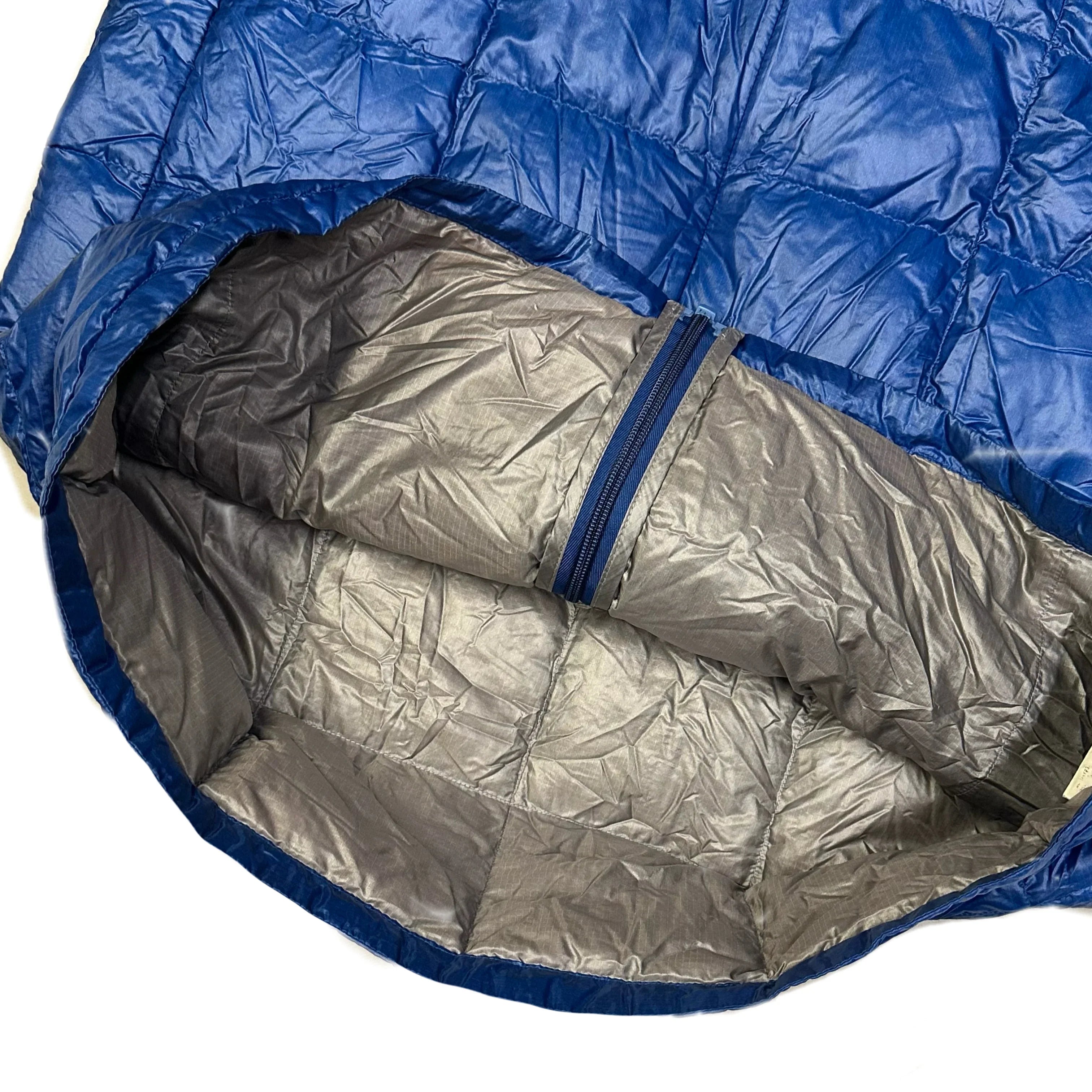 Square Stitch Down Puffer Jacket In Blue - product image