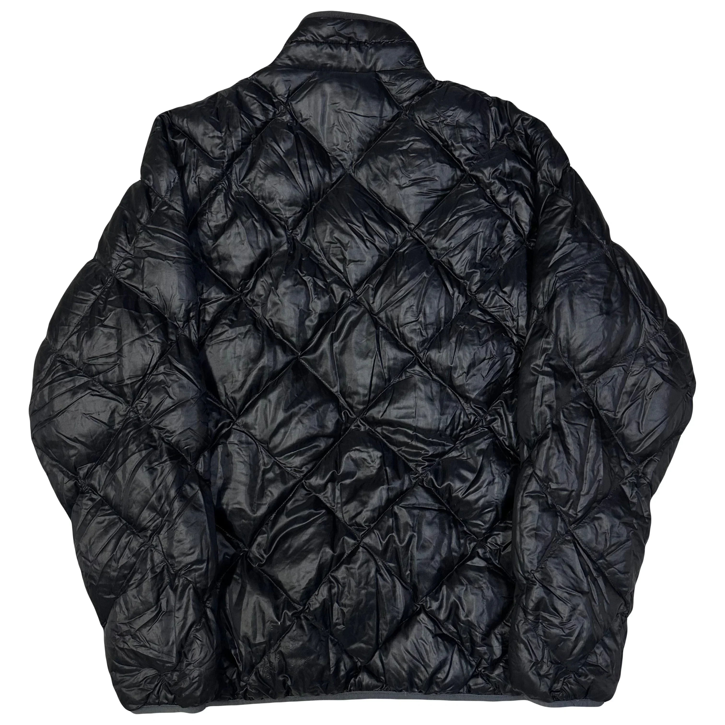 Diamond Stitch Puffer Jacket In Black - product image