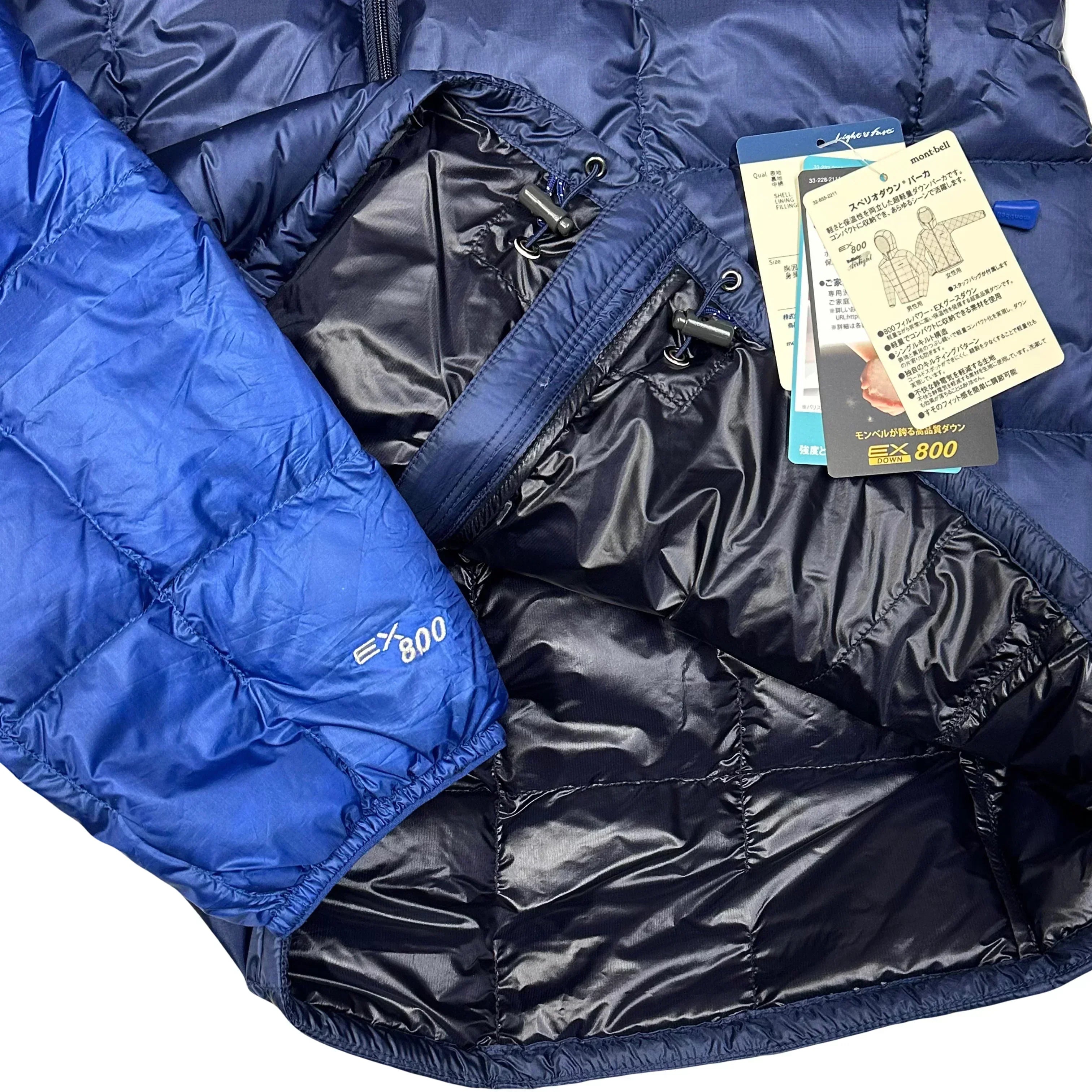 Superior Down Parka Puffer Jacket In Navy & Blue - product image