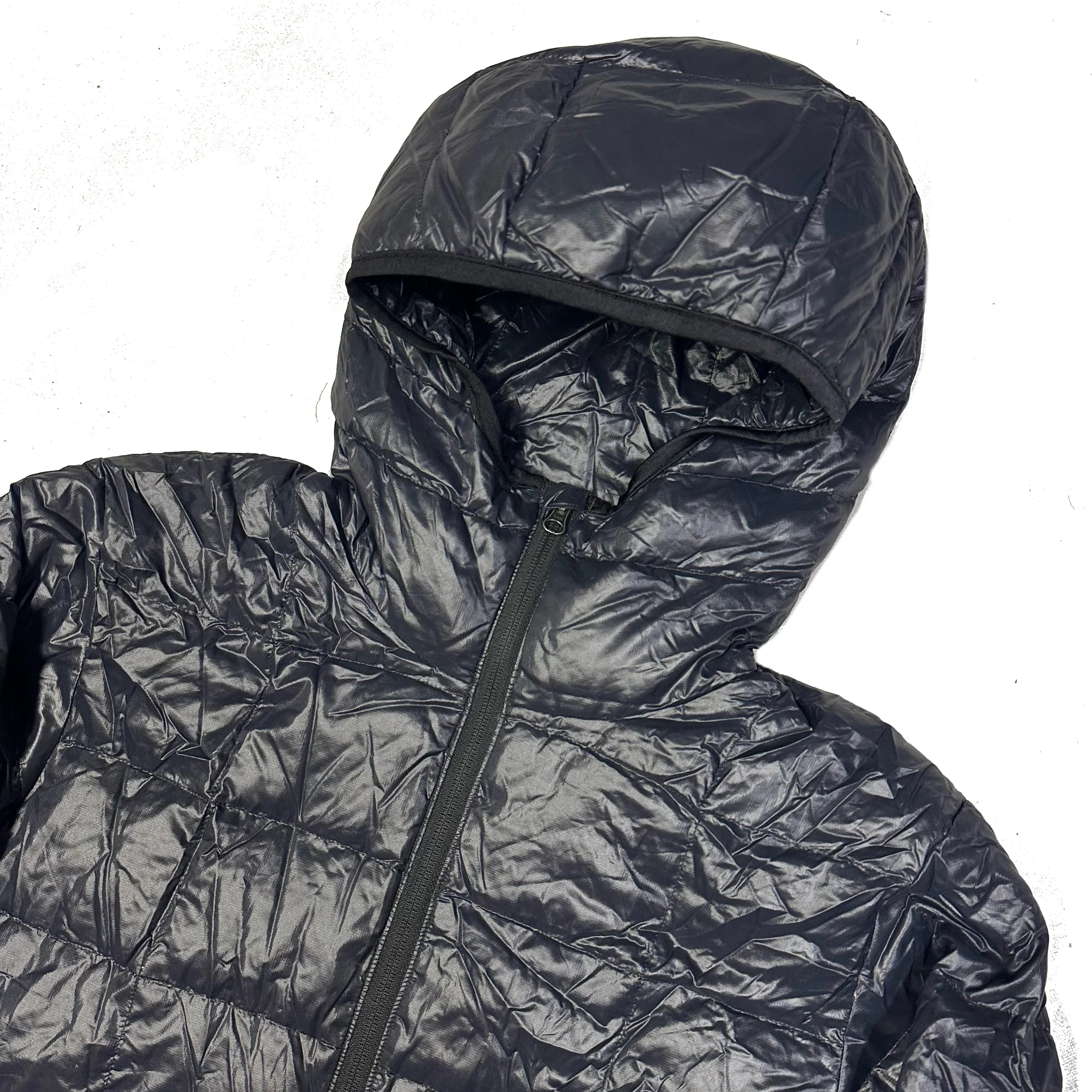 Square Stitch Puffer Jacket In Black - product image
