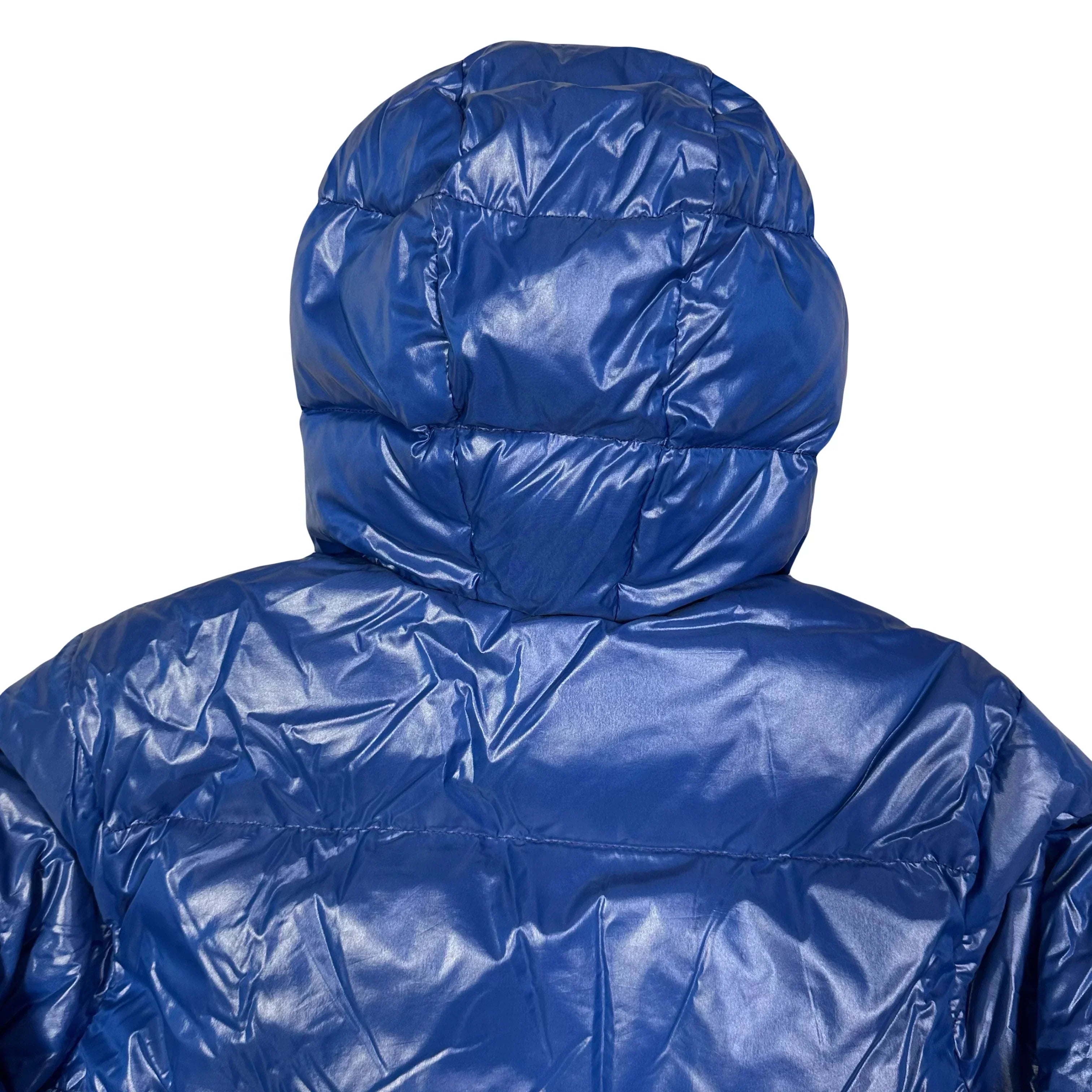 Puffer Jacket In Blue & White - product image