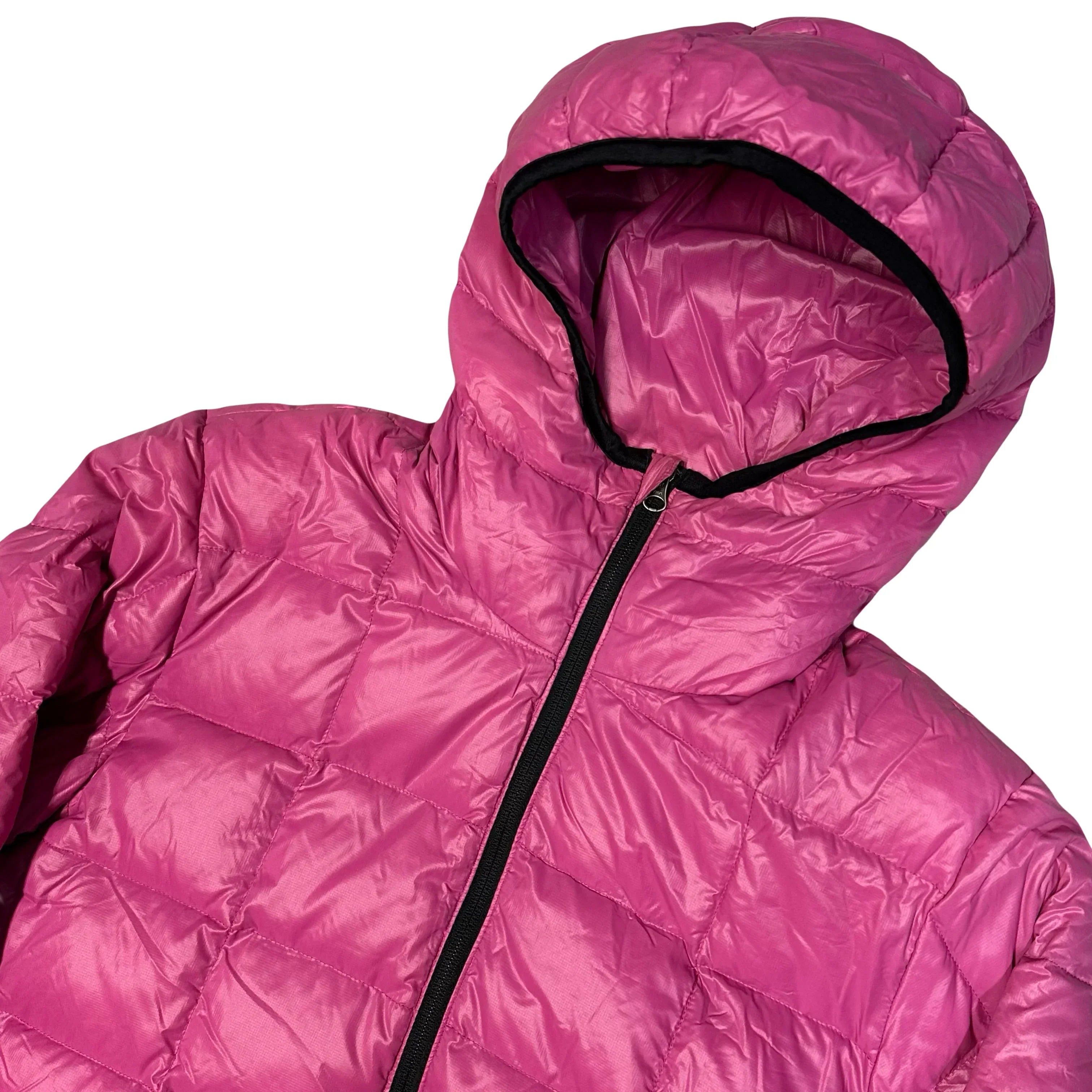 Square Stitch Puffer Jacket In Pink - product image