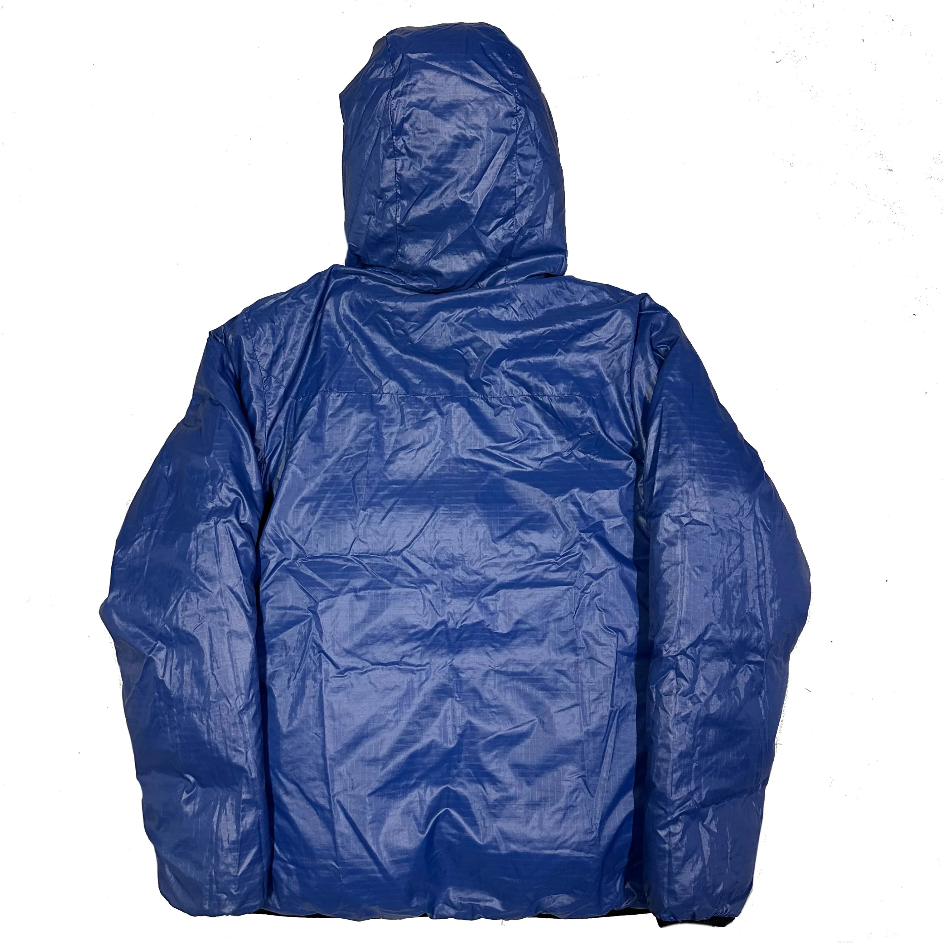 Reversible Puffer Jacket In Brown & Blue - product image