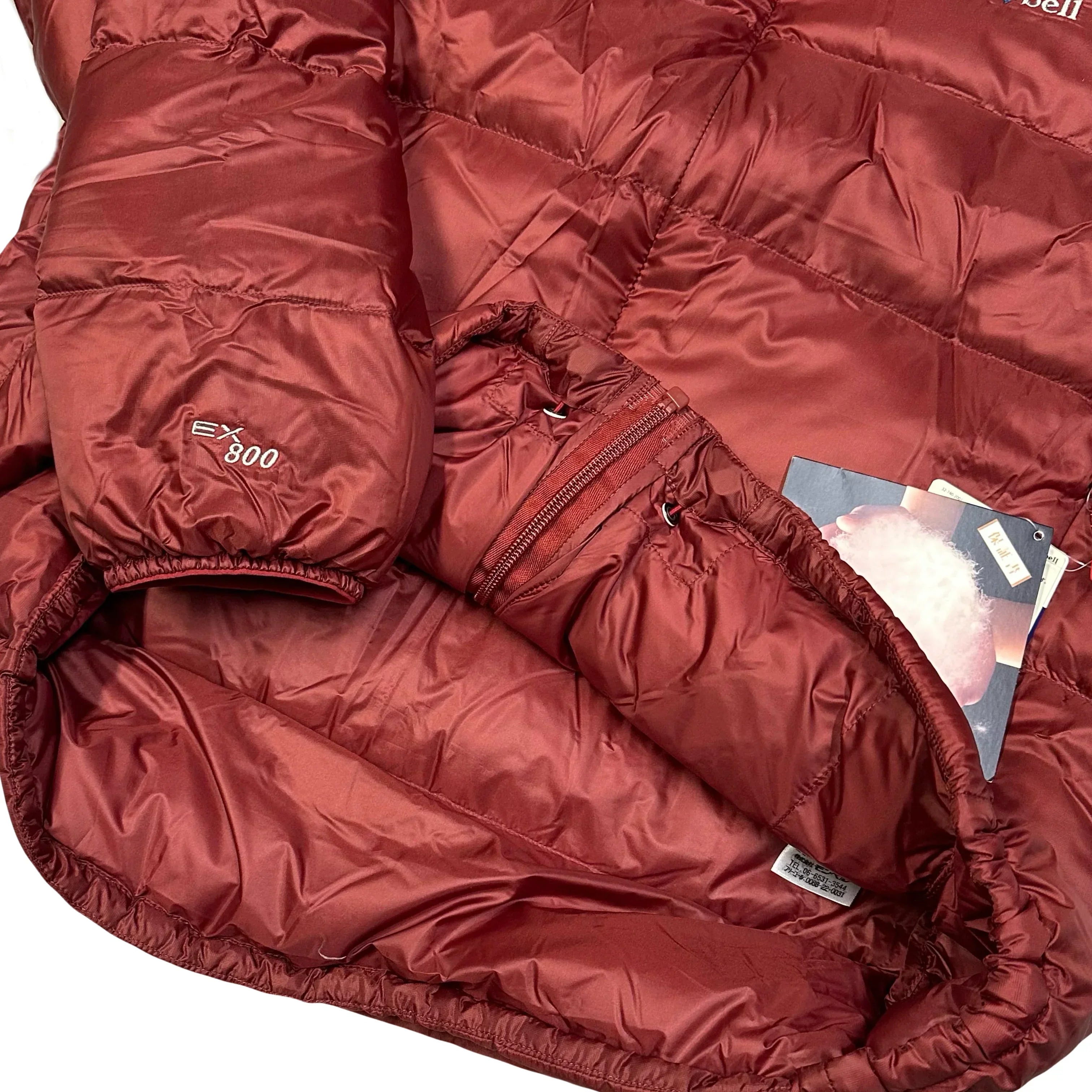 Light Alpine Down Puffer Jacket In Red - product image