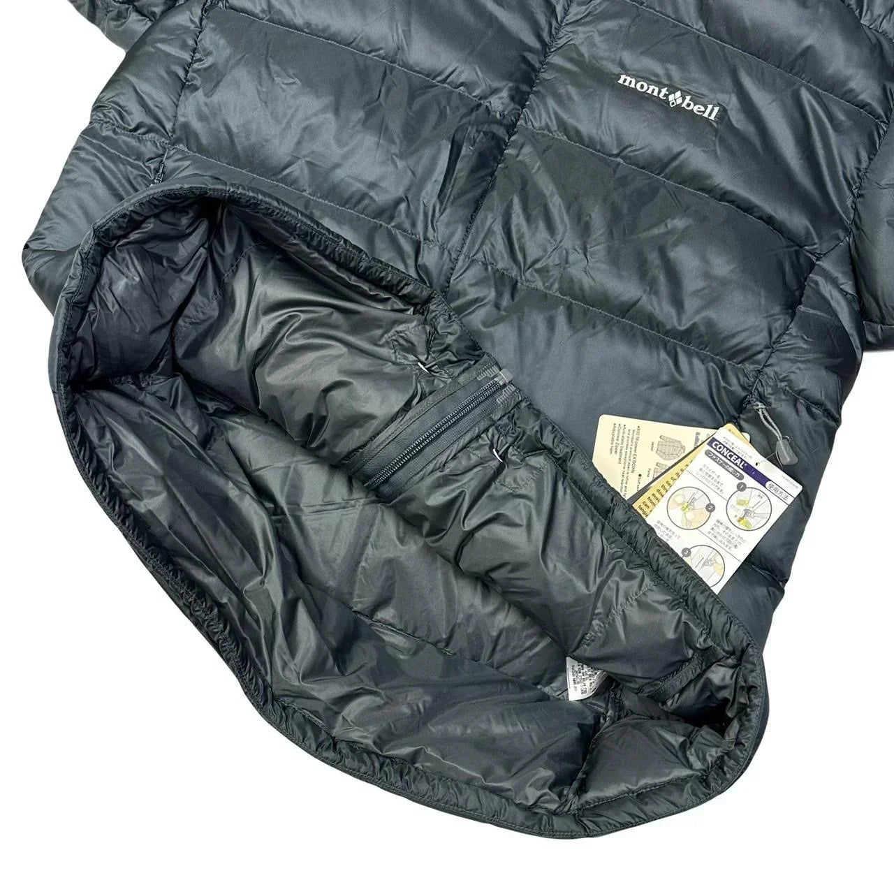 Light Alpine Down Puffer Jacket In Grey - product image