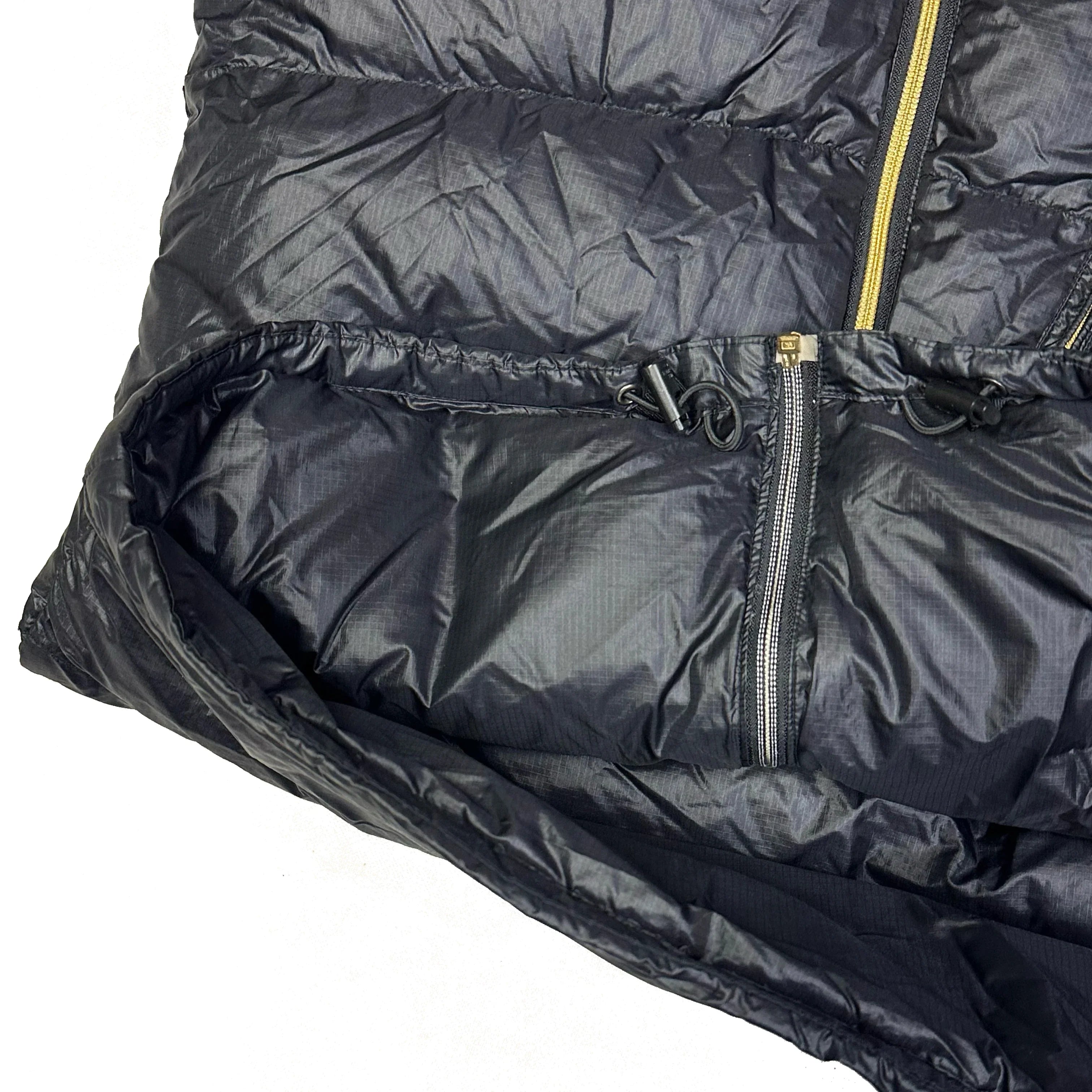 Asymmetrical Down Puffer Jacket In Black - product image