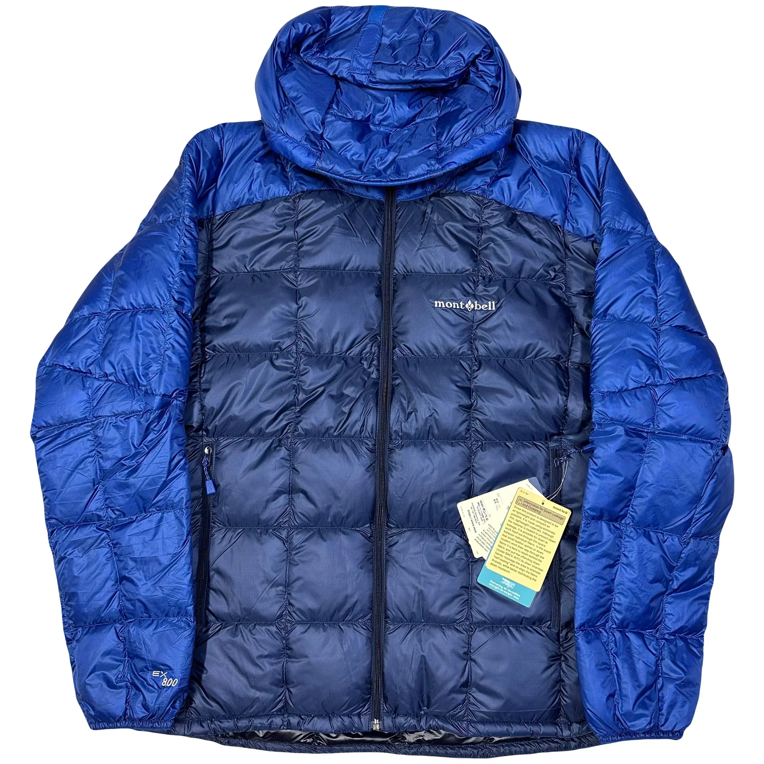 Superior Down Parka Puffer Jacket In Navy & Blue - product image
