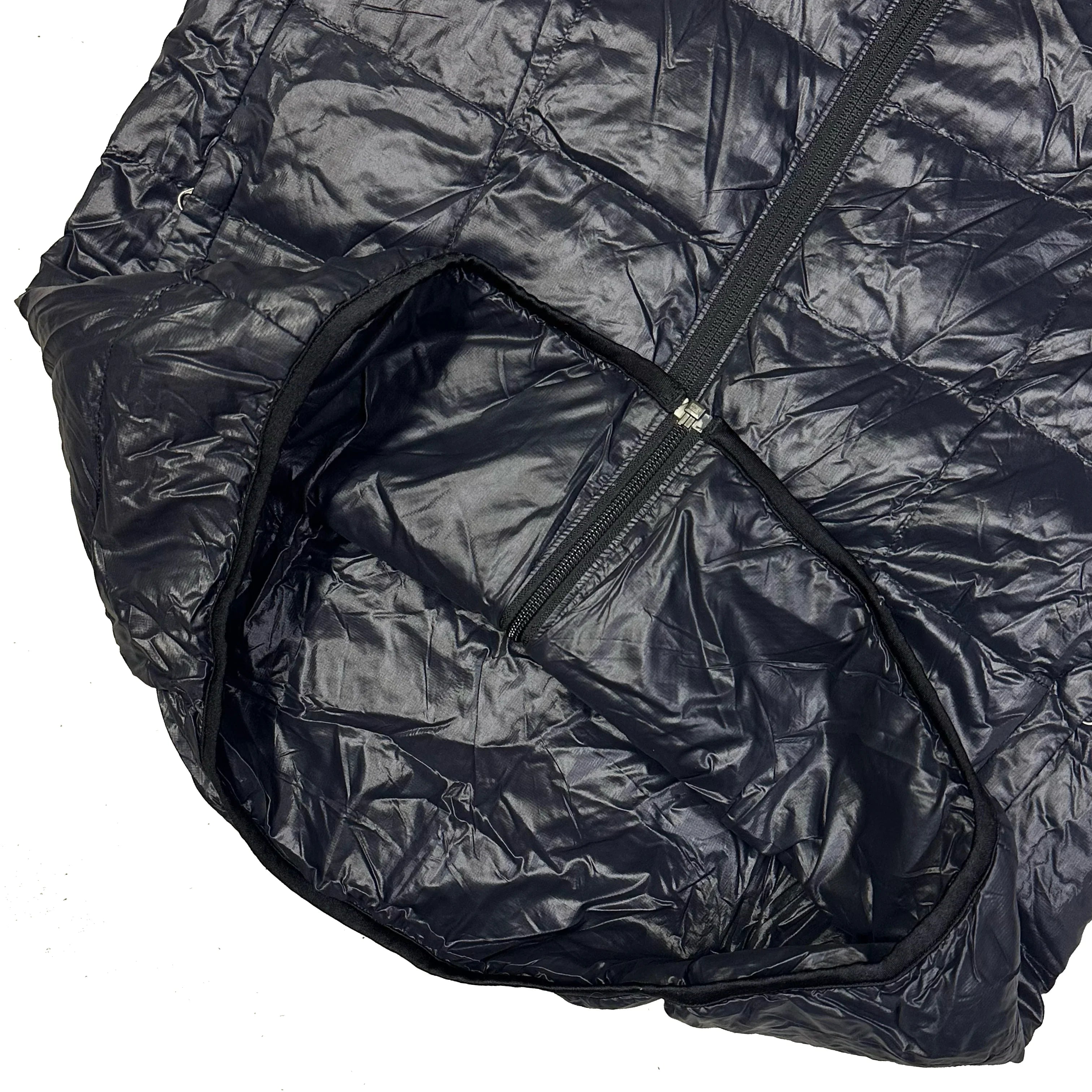 Square Stitch Puffer Jacket In Black - product image