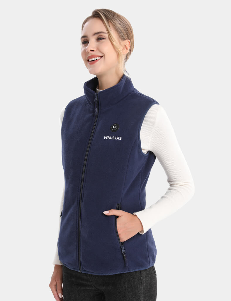 Women’s Heated Fleece Vest (Up to 20 heating hours), W2117 Max