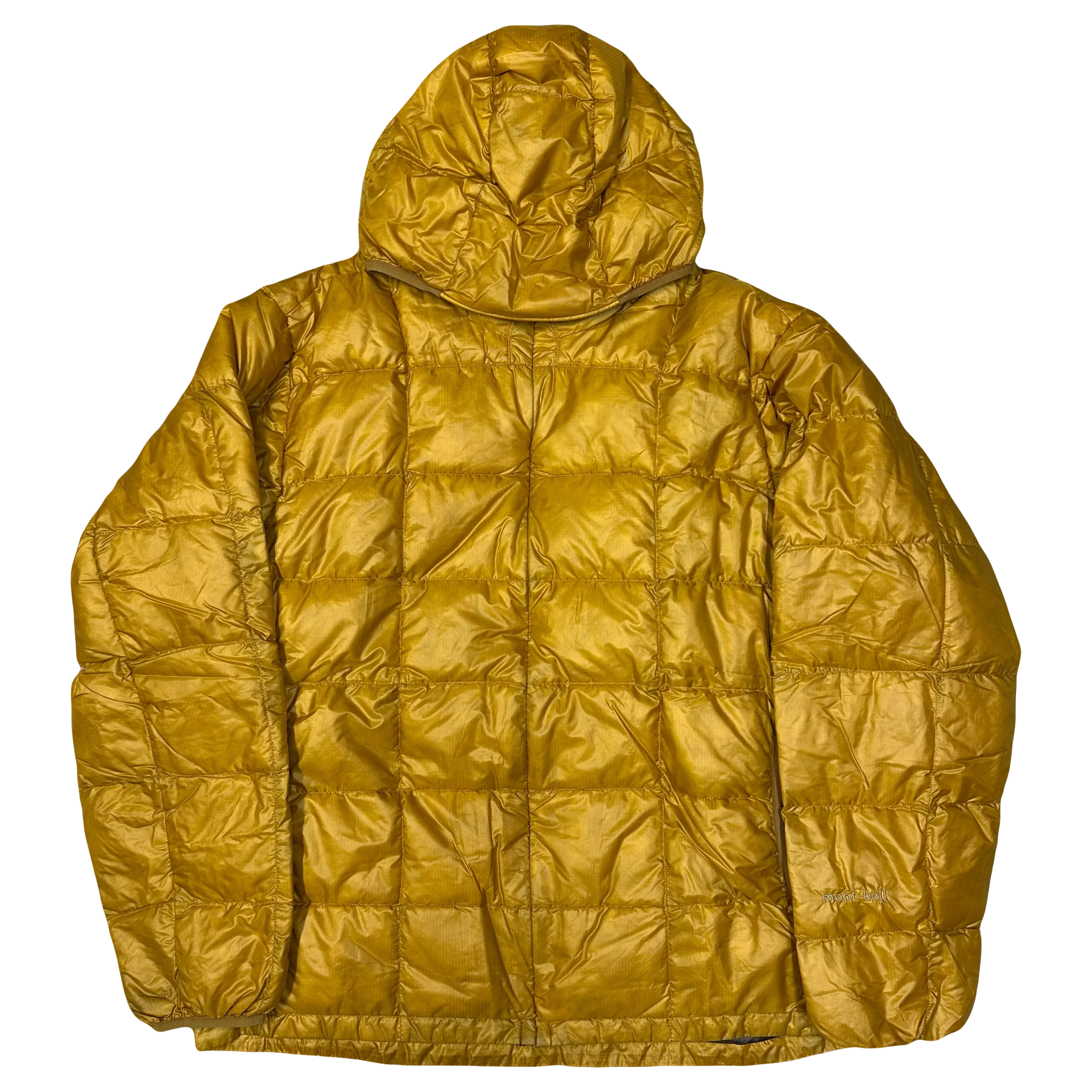 Square Stitch Puffer Jacket In Yellow - product image