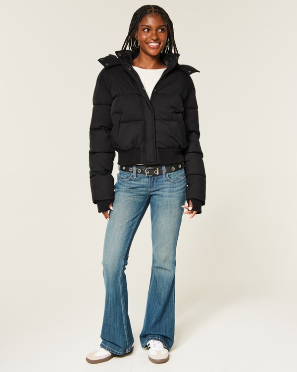 Feel Good Puffer Jacket - Black view 2