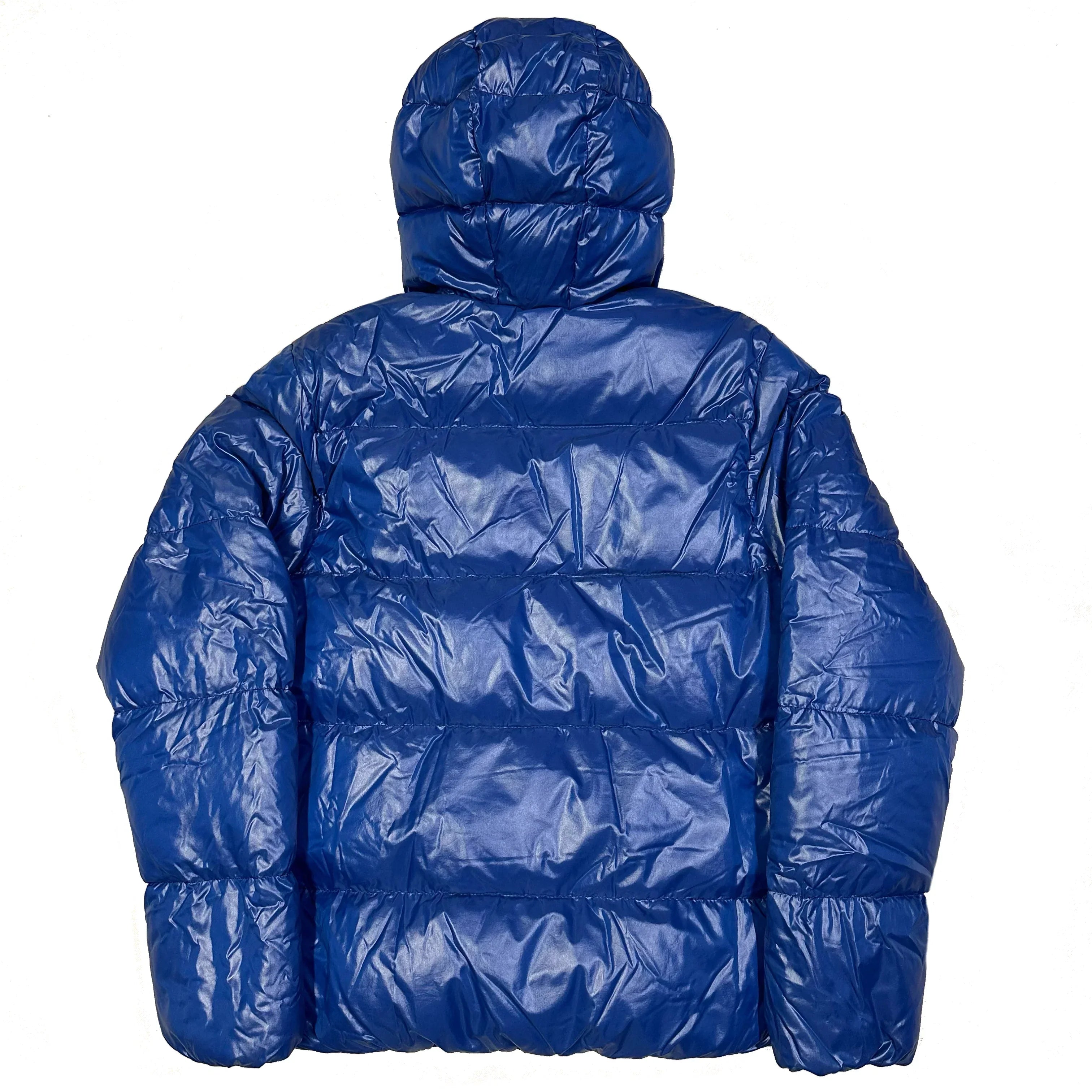 Puffer Jacket In Blue & White - product image