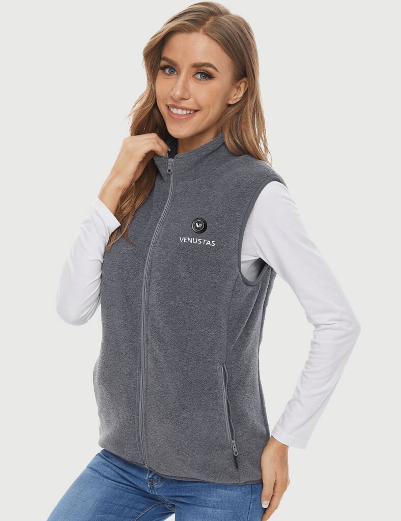 Women’s Heated Fleece Vest (Up to 20 heating hours), W2117 Max