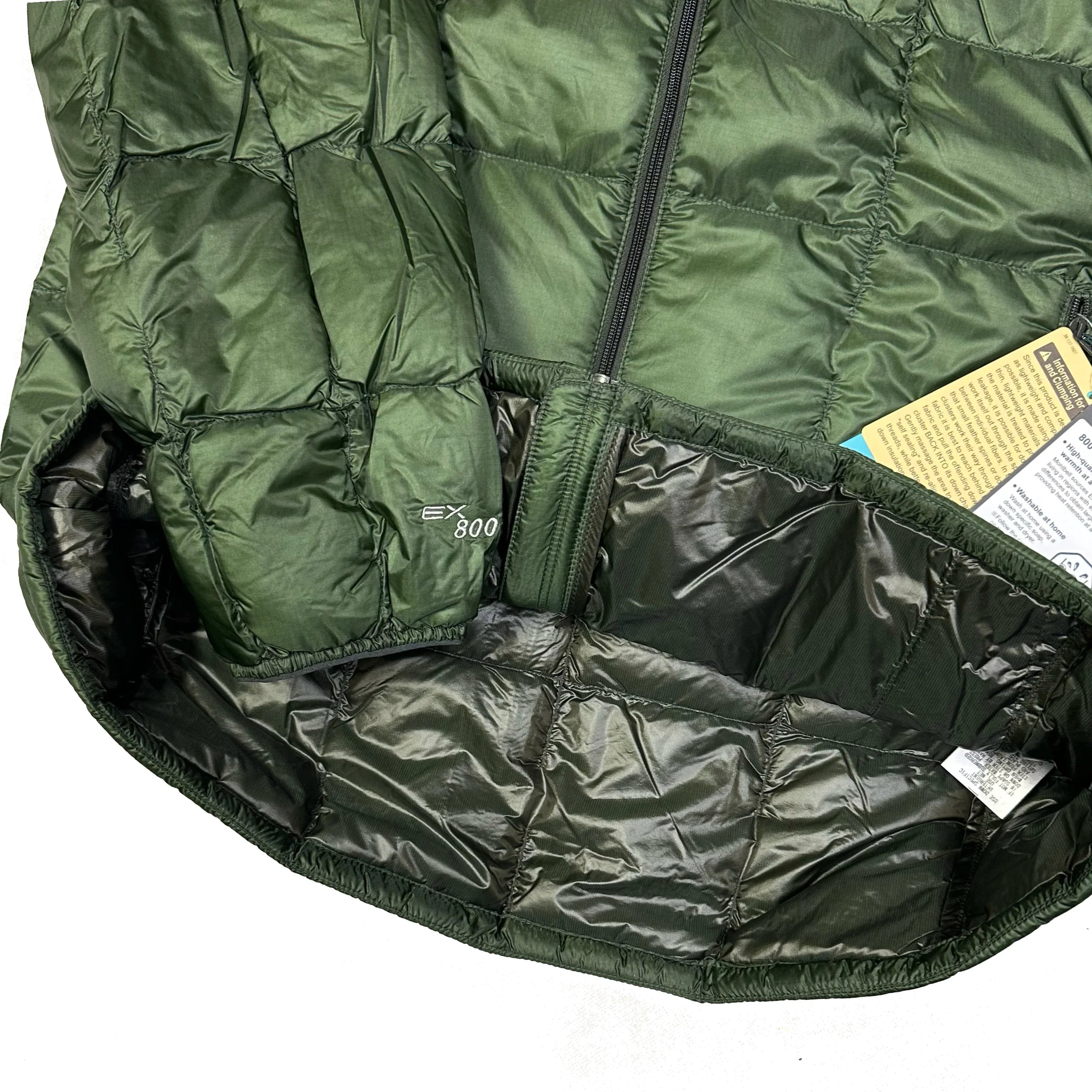 Superior Down Puffer Jacket In Dark Green - product image