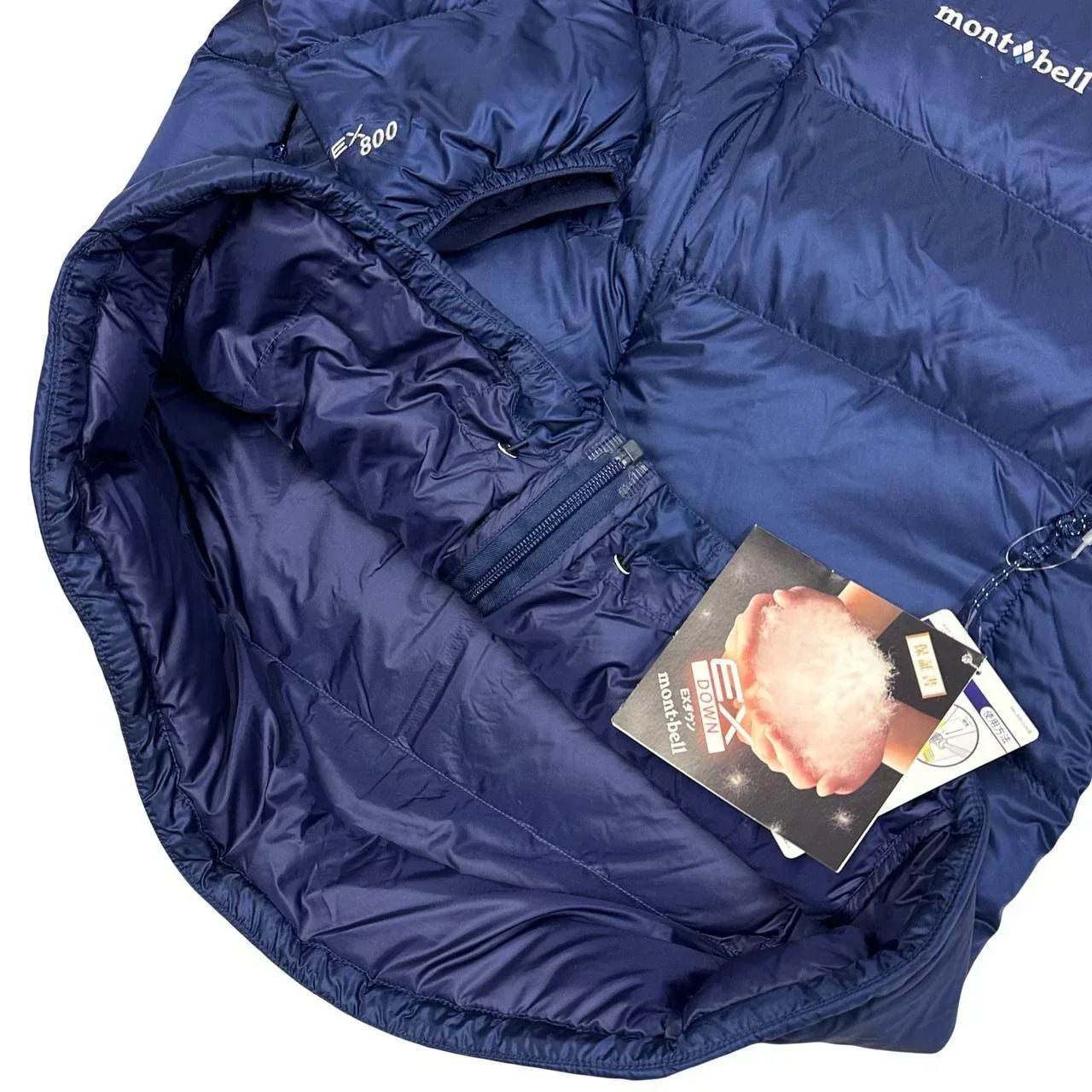 Light Alpine Down Puffer Jacket In Navy Blue - product image