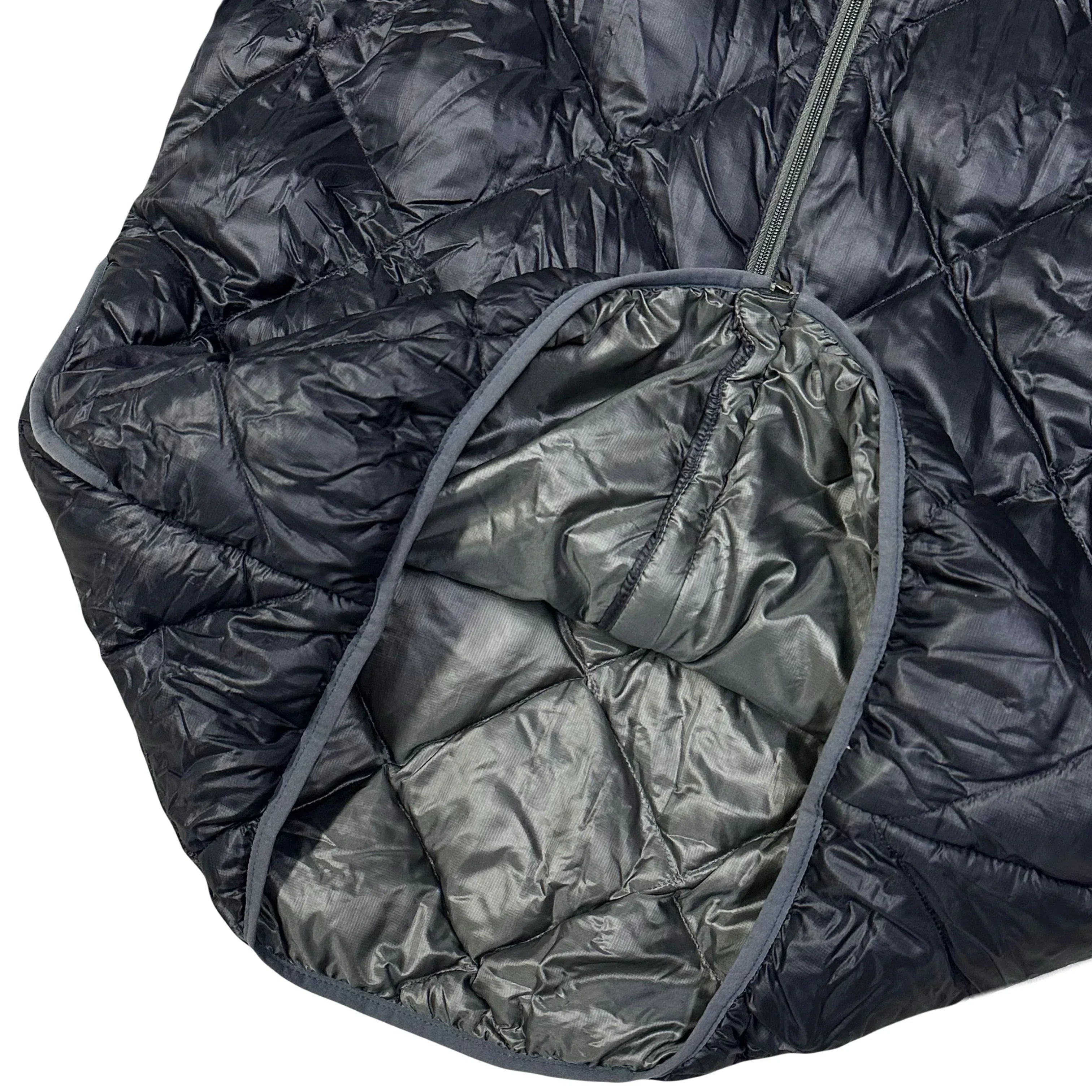 Diamond Stitch Puffer Jacket In Black - product image