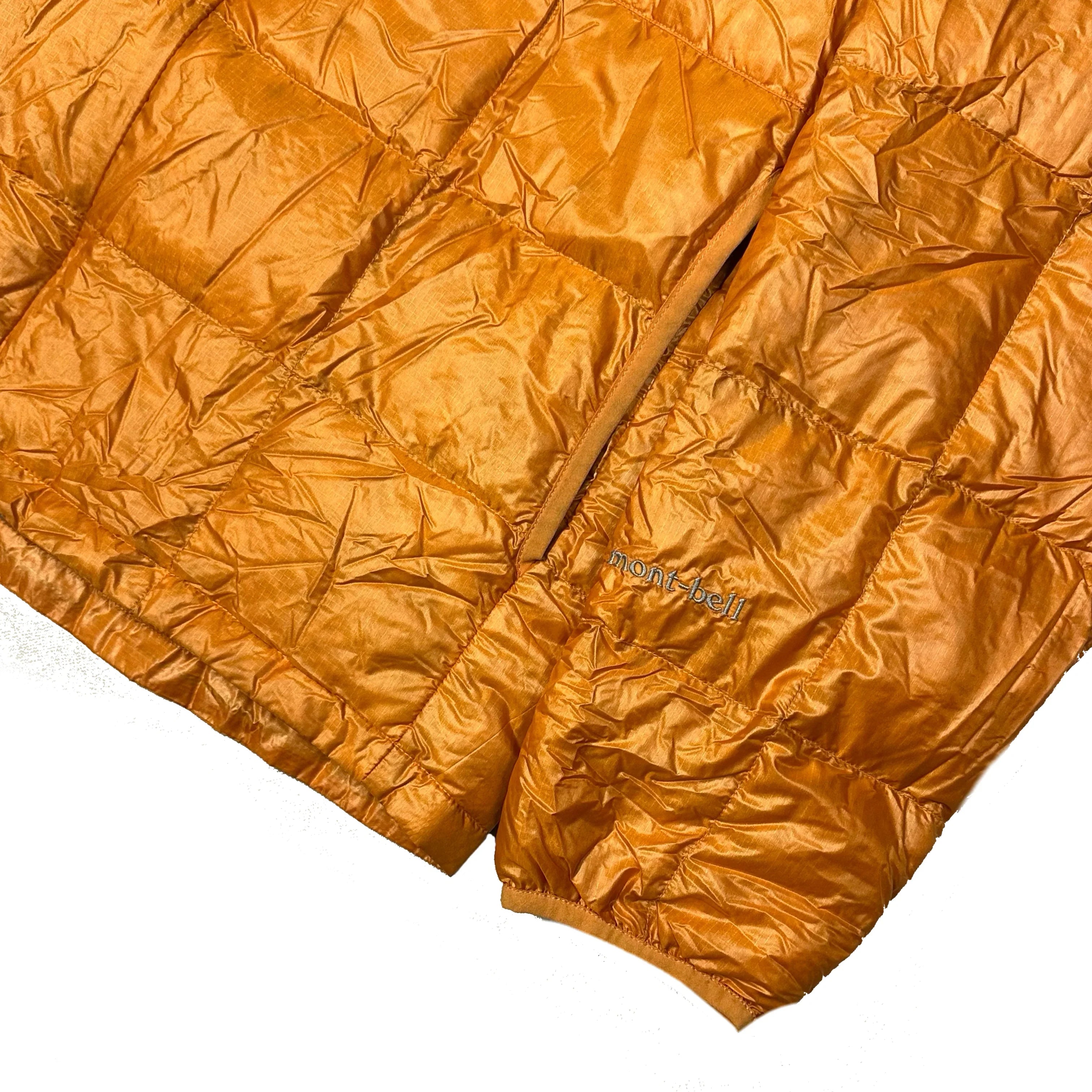 Square Stitch Puffer Jacket In Orange - product image