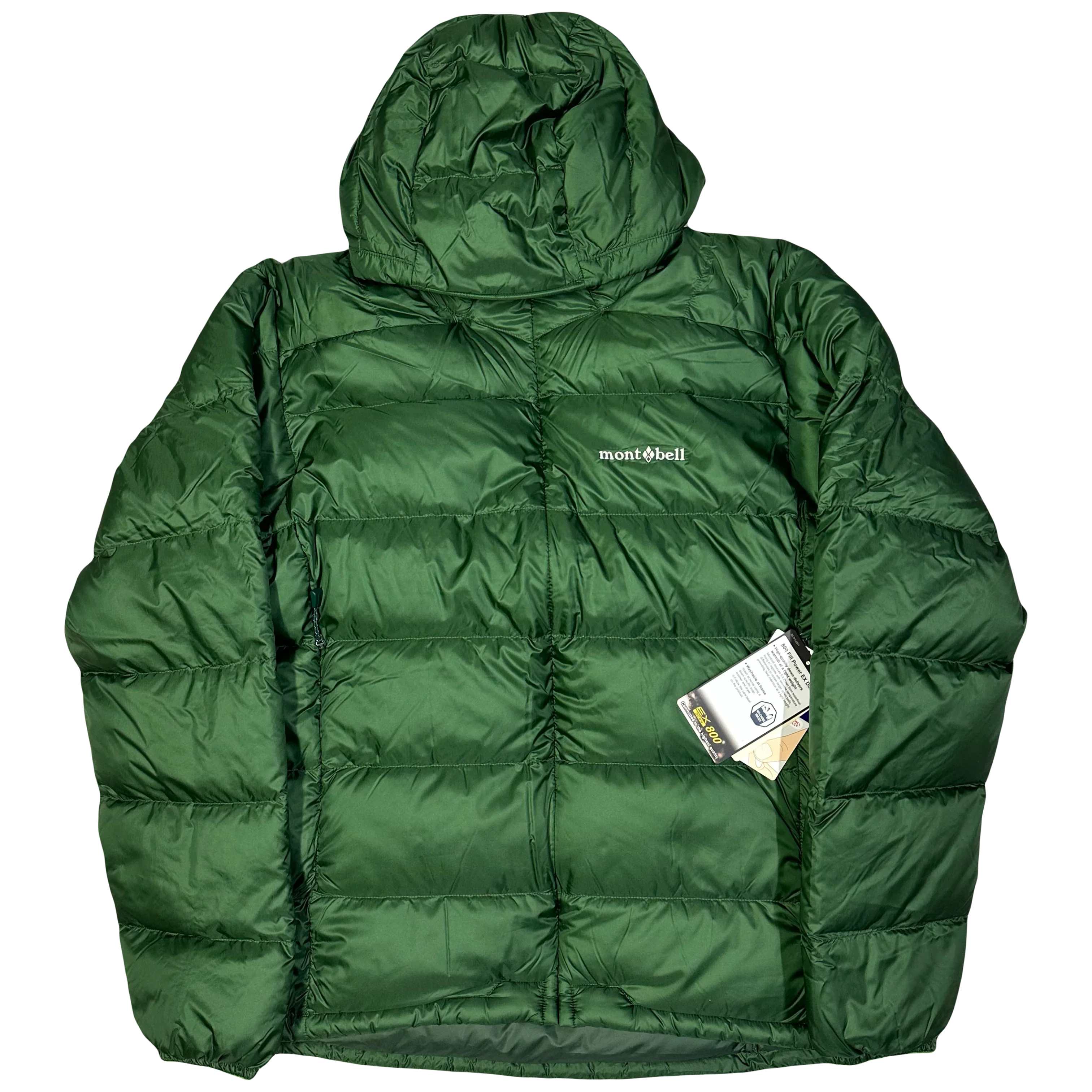 Light Alpine Down Puffer Jacket In Green - product image