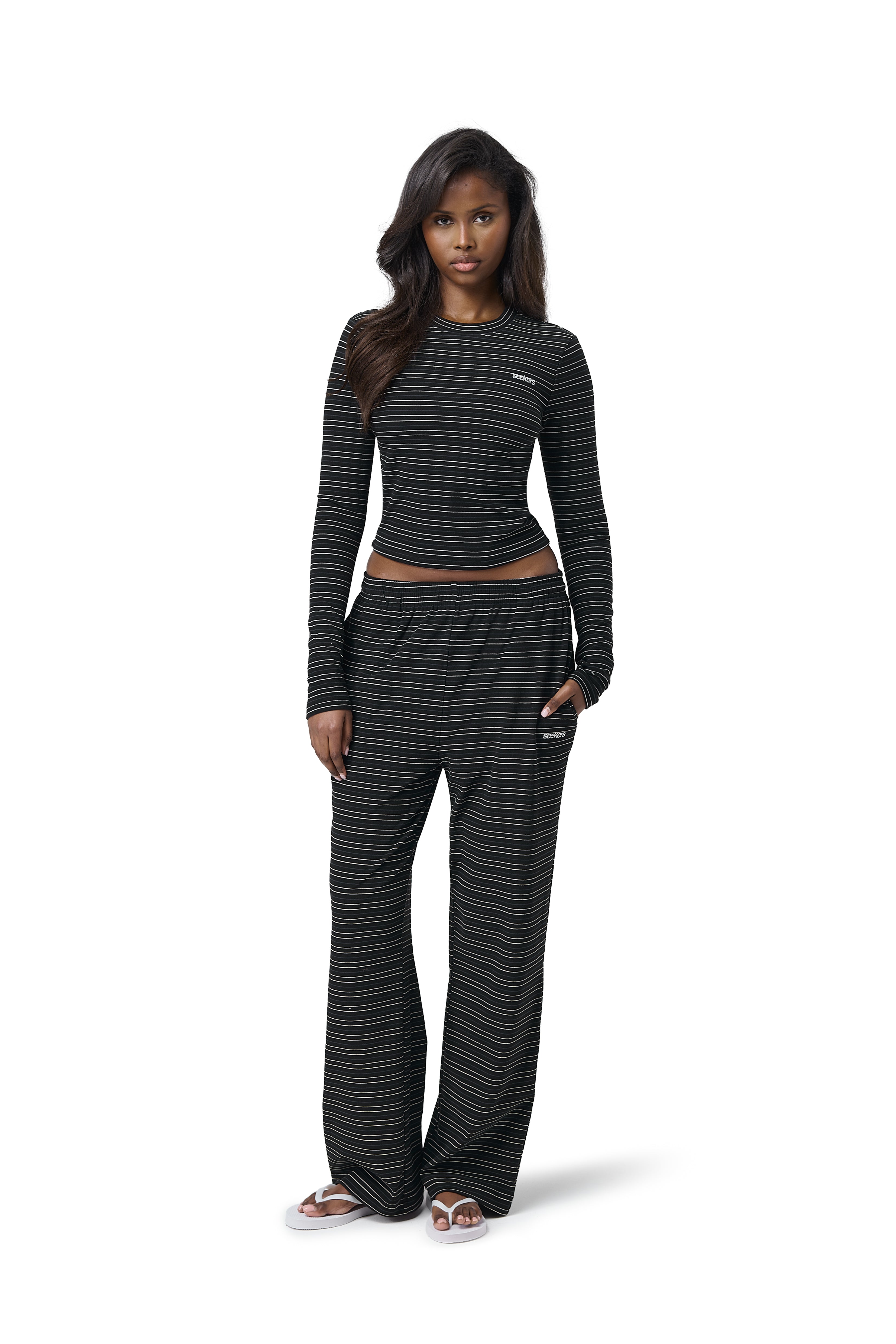 Wilbur Soft Wide Leg Pants in Black - image 2